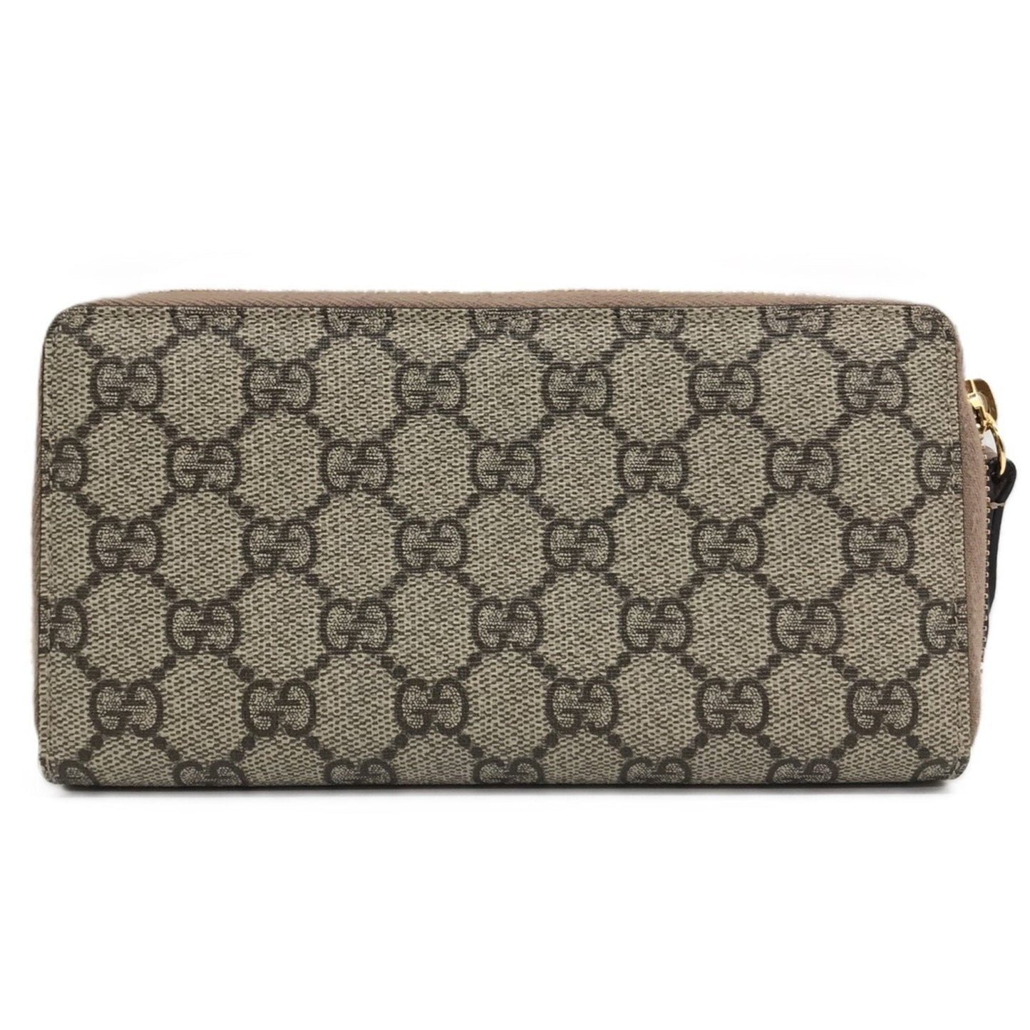 Gucci Beige Gg Supreme Long Wallet (Bi-Fold) ( )