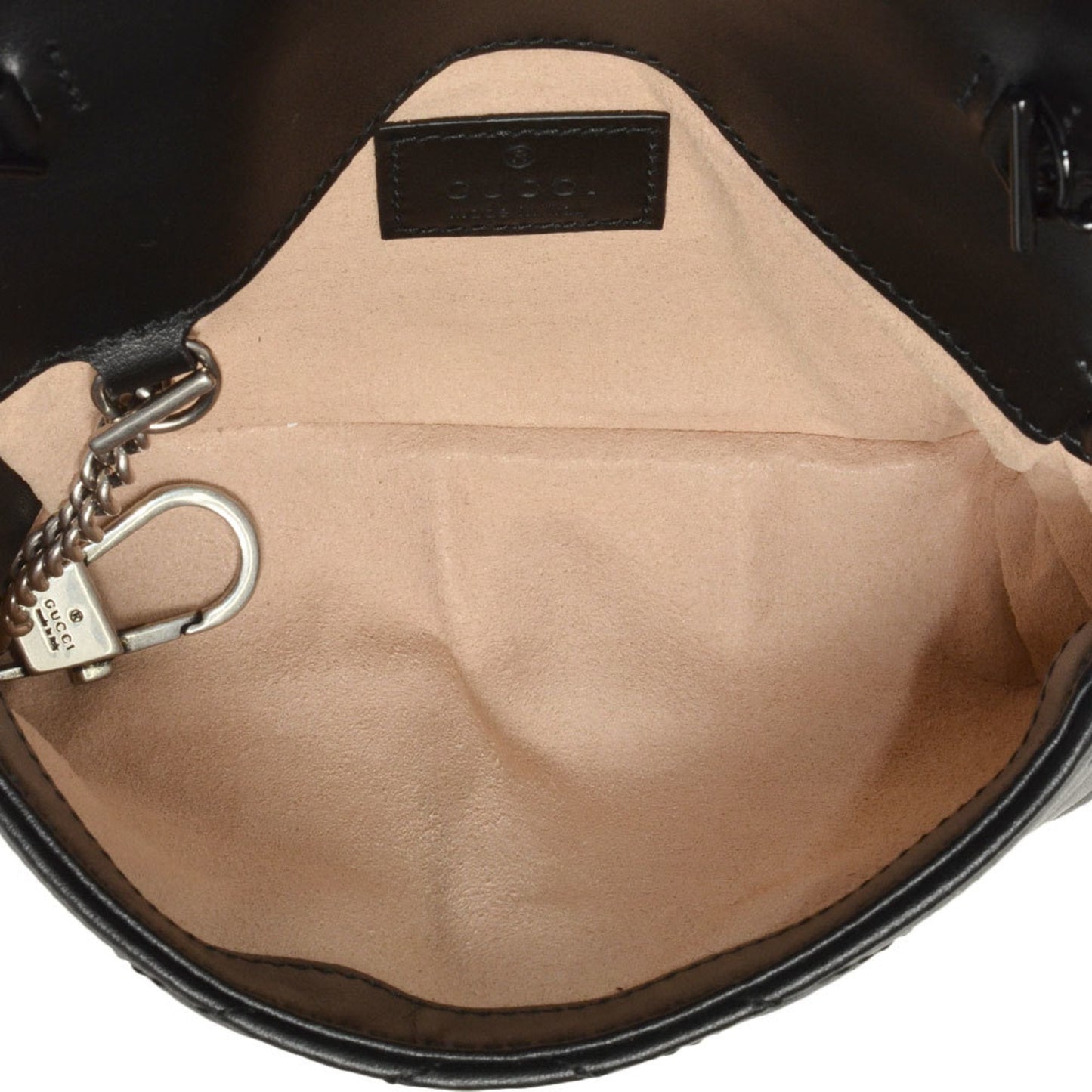 Gucci Black Leather Shoulder Bag ( )