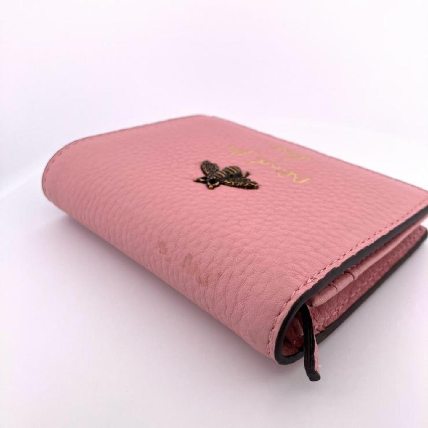 Gucci Pink Leather Wallet (Bi-Fold) ( )