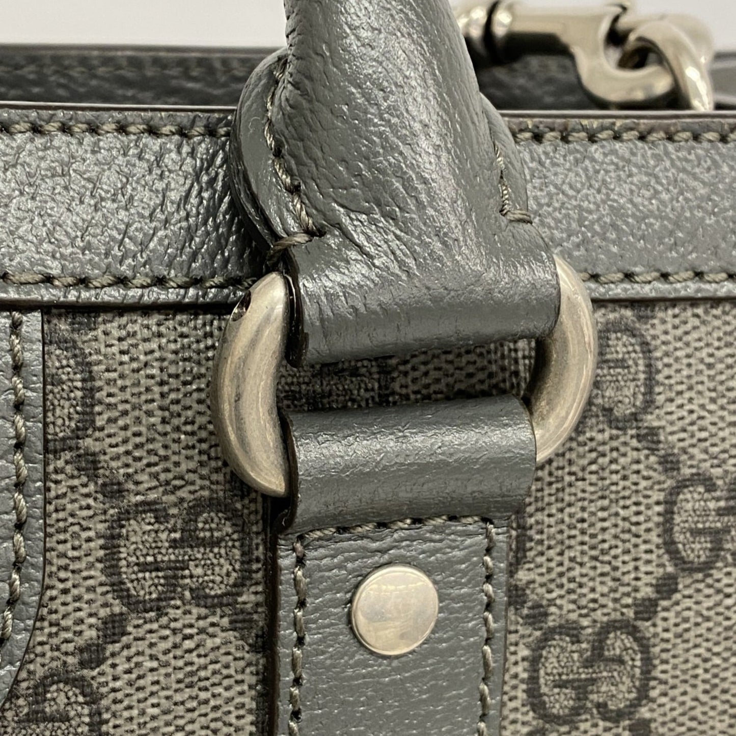 Gucci Gray Pvc Tote Bag ( )