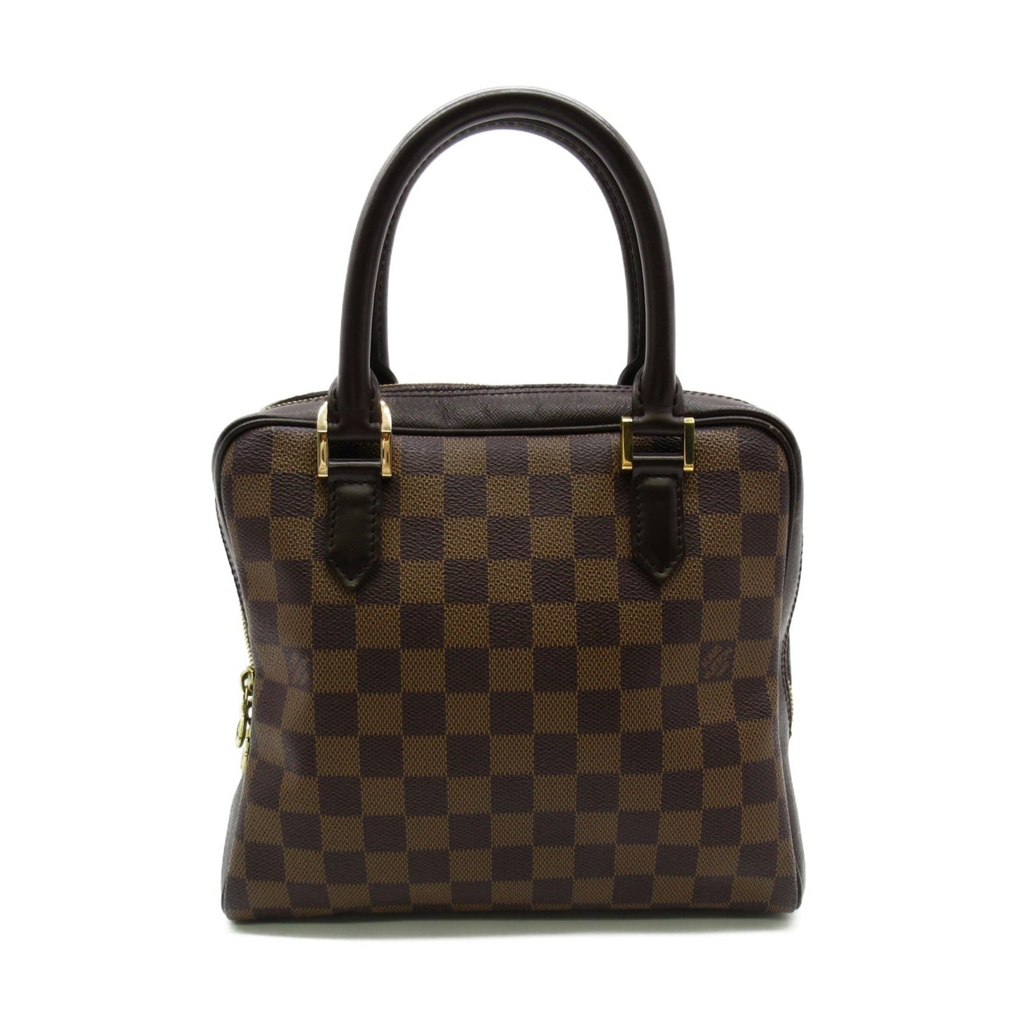 LOUIS VUITTON Brera handbag Brown Ebene Damier PVC coated canvas N51150