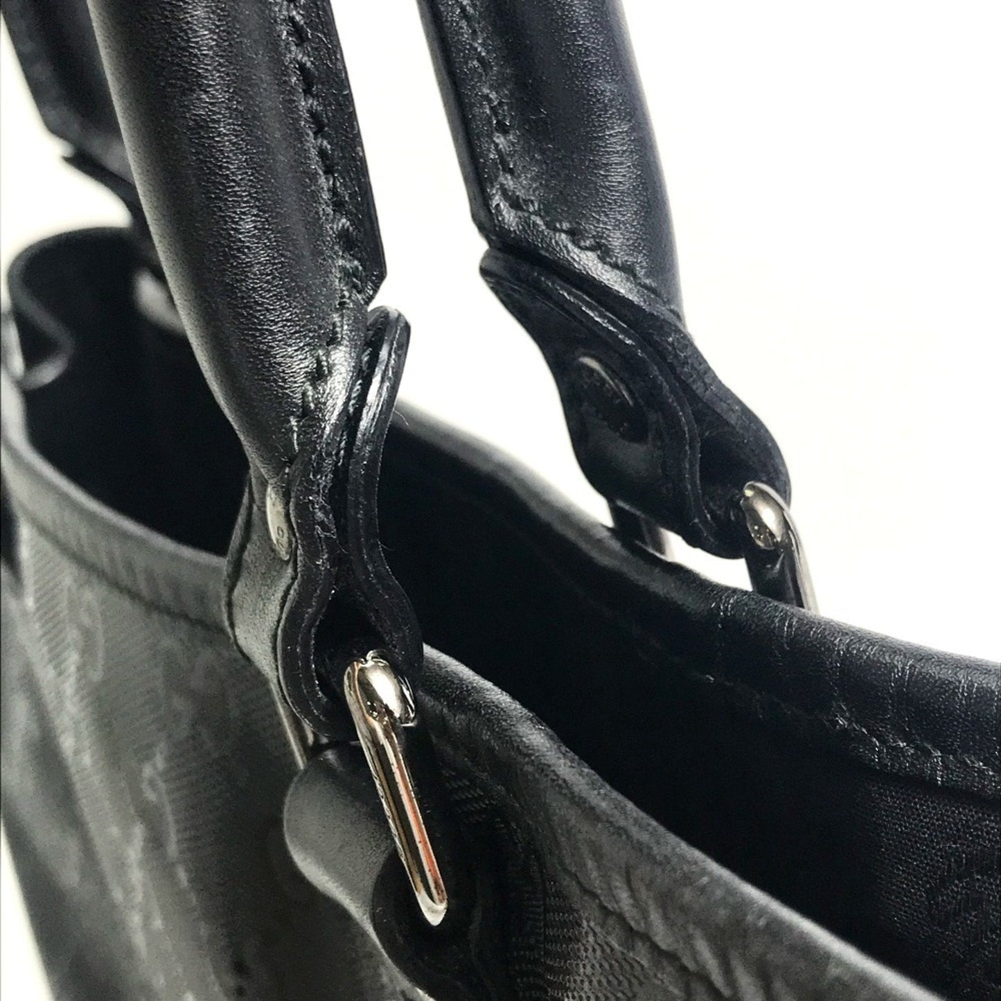 Gucci Black Gg Imprimé Tote Bag ( )