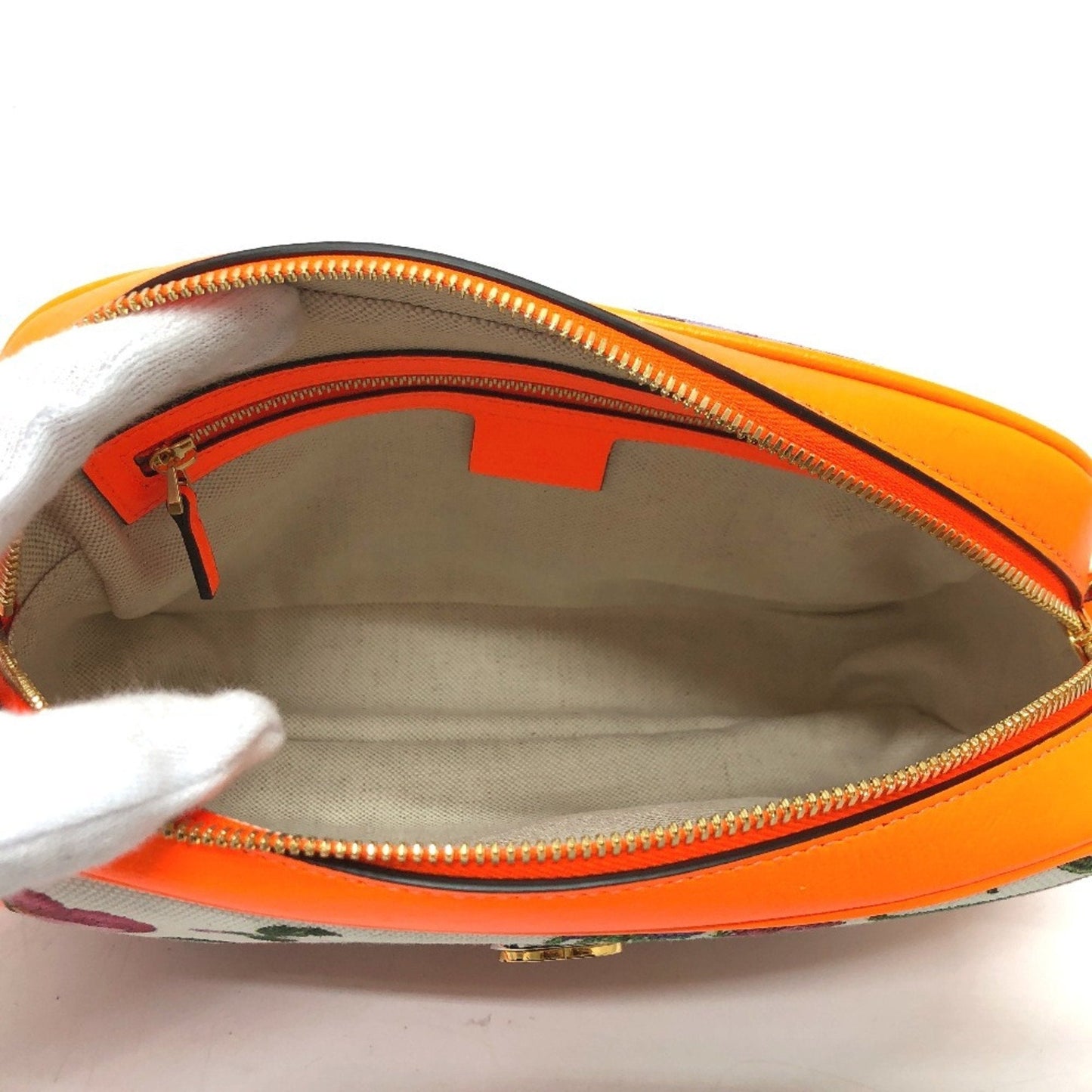 Gucci Multi-Color Canvas Leather Shoulder Bag ( )