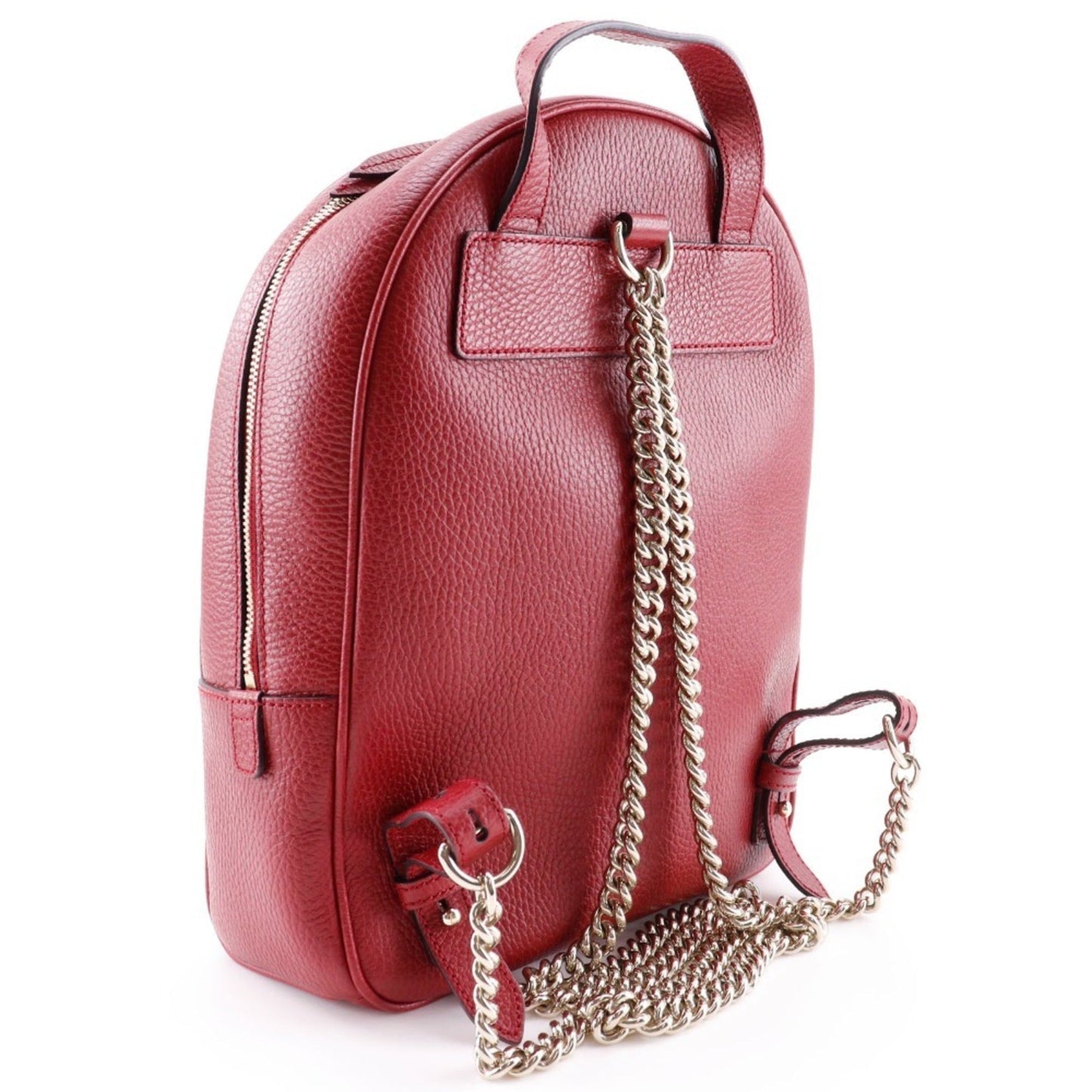 Gucci Red Color Leather Backpack ( )
