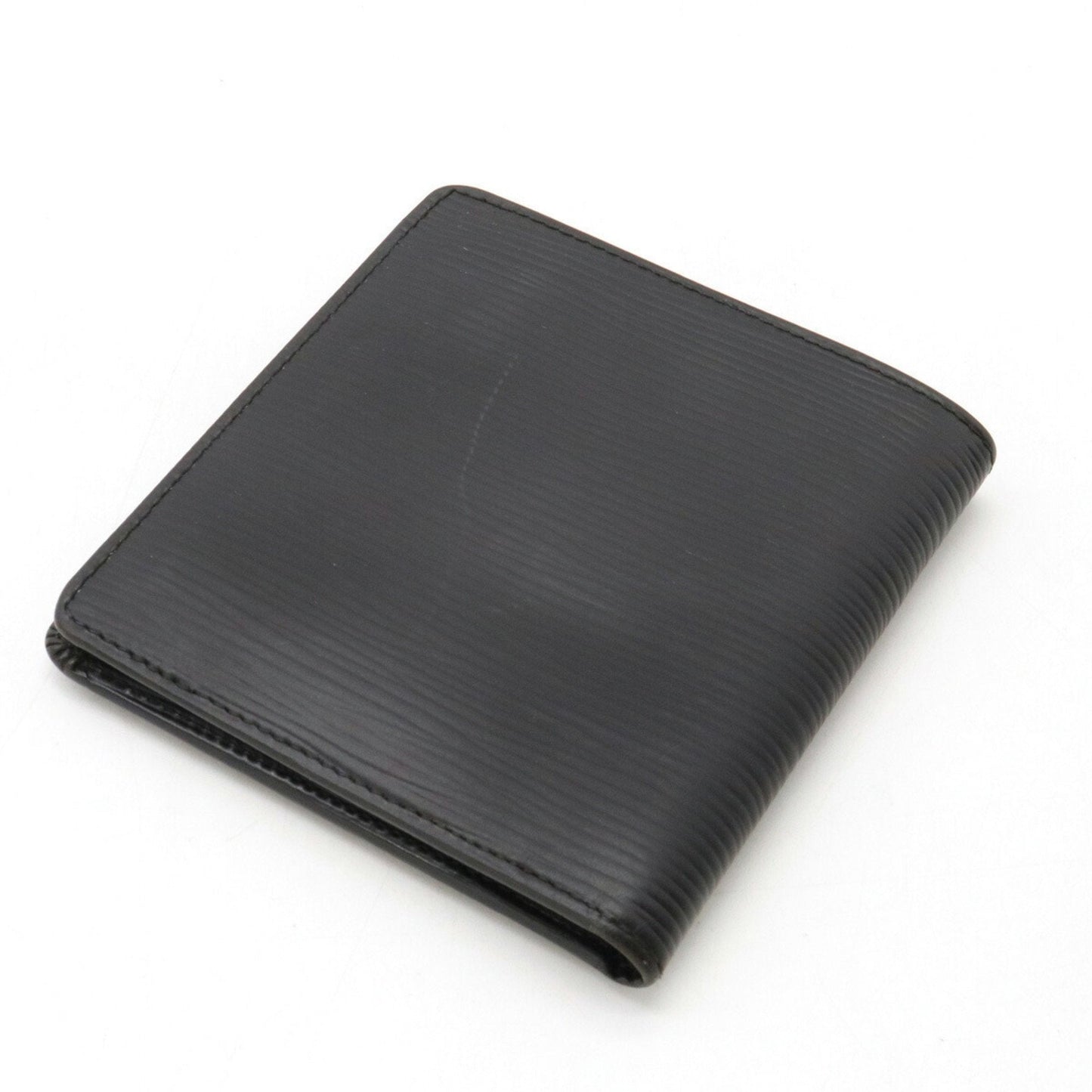LOUIS VUITTON Epi Portefeuille Marco Bifold Wallet Soft Leather Noir Black M63652