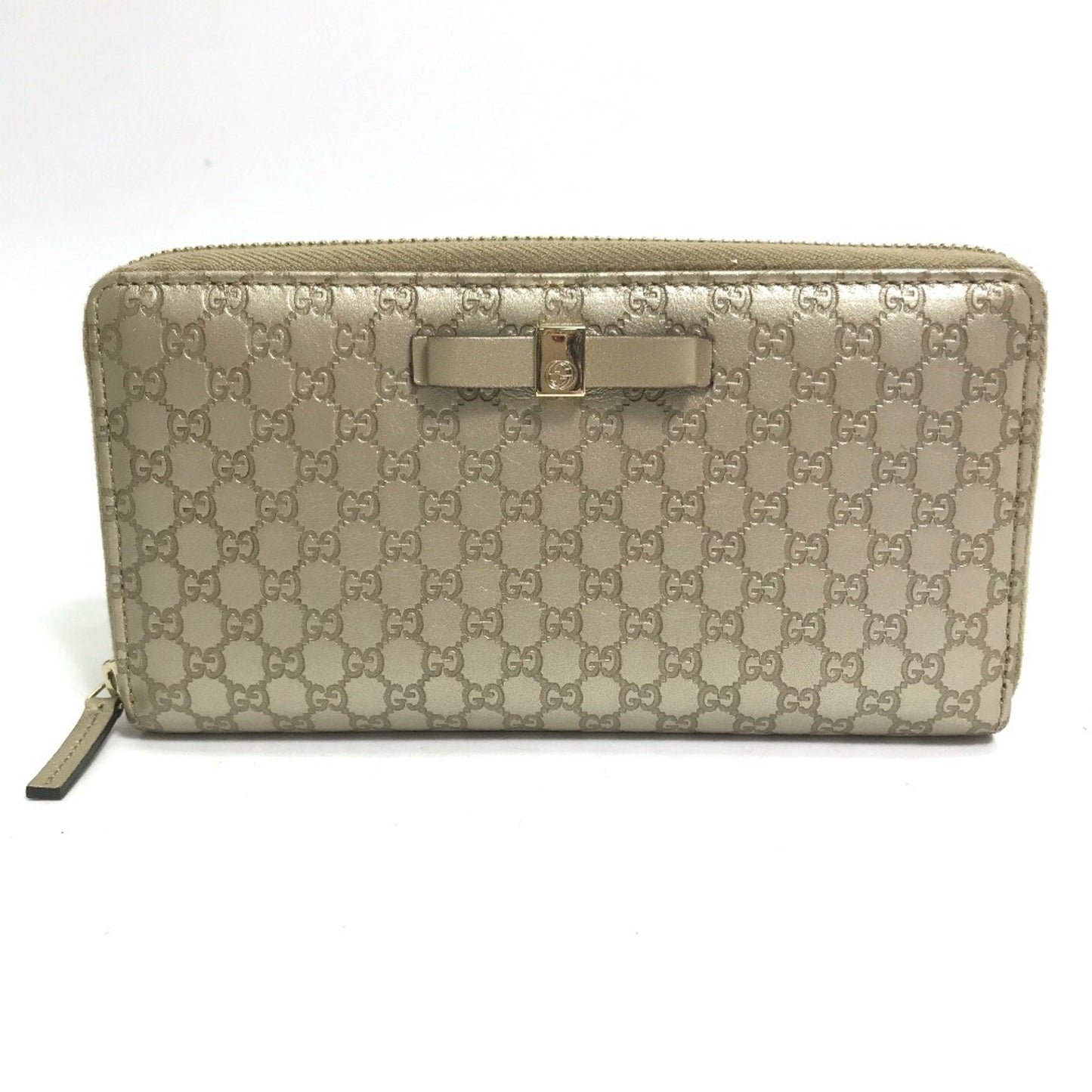 Gucci Gold Leather Long Wallet (Bi-Fold) ( )