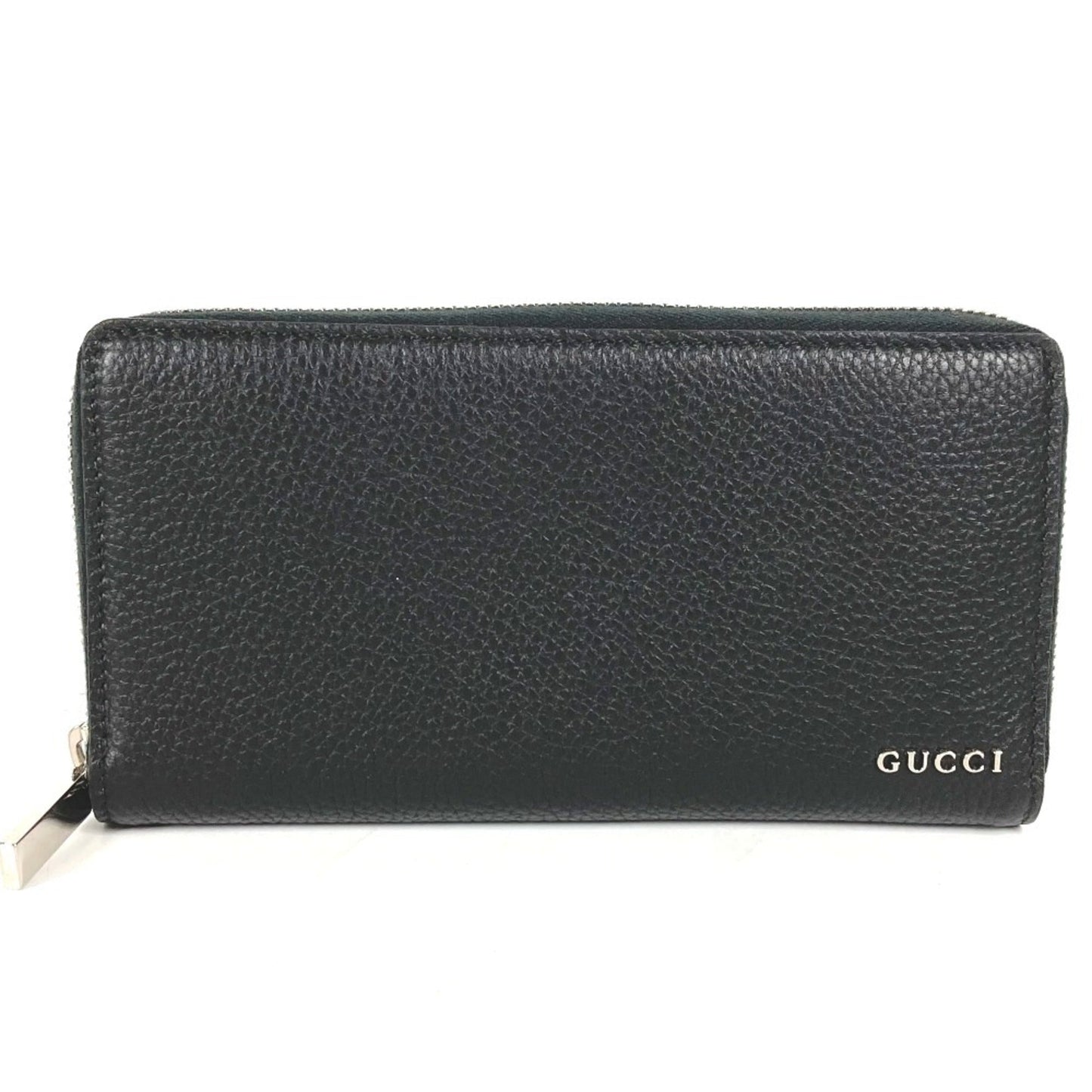 Gucci Black Leather Long Wallet (Bi-Fold) ( )