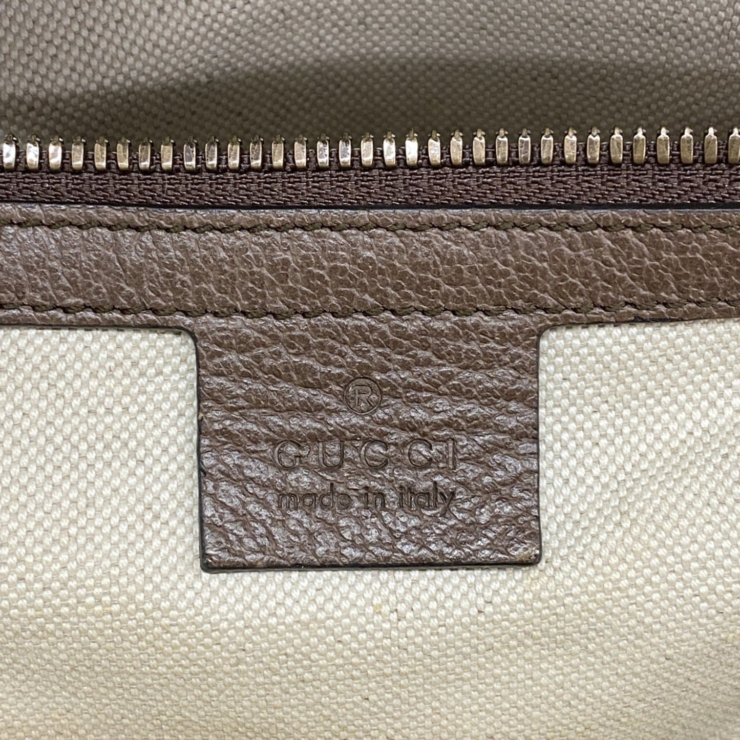 Gucci Brown Pvc Leather Backpack ( )