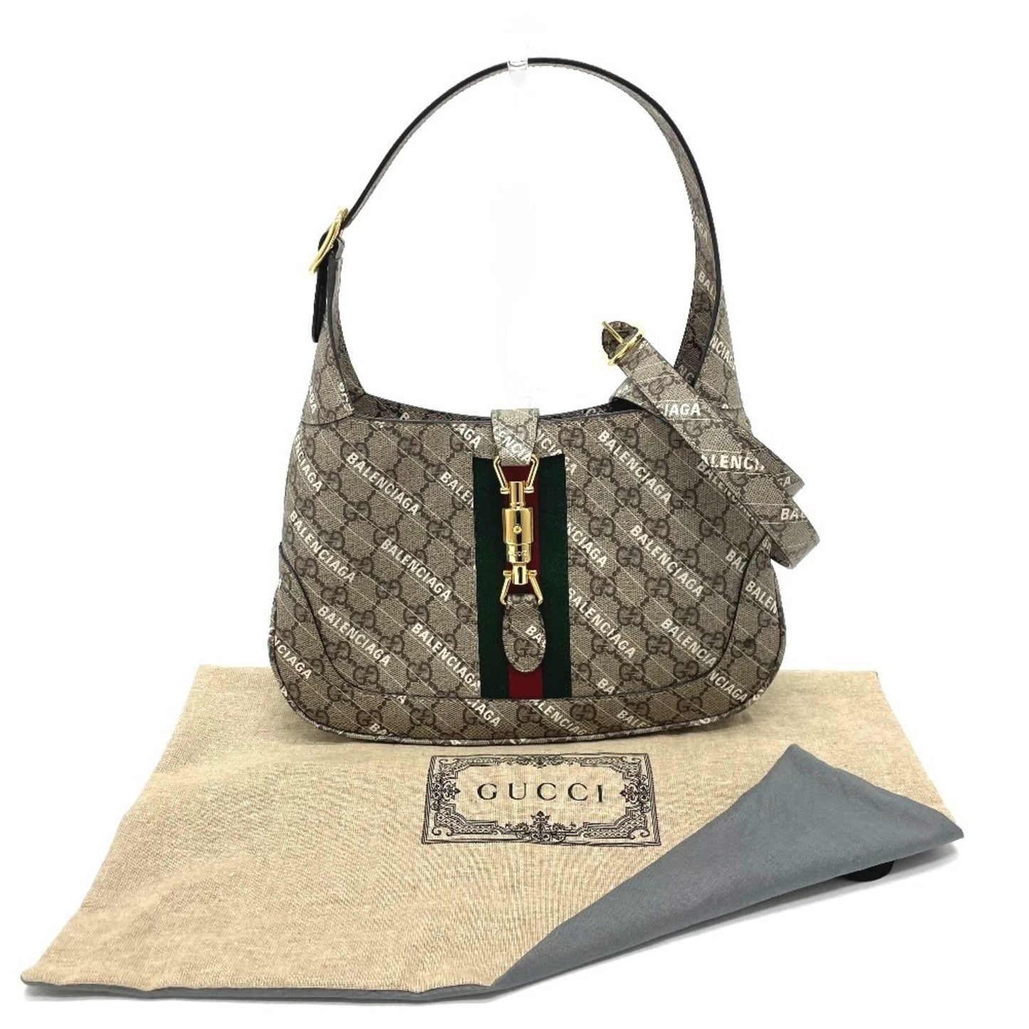 Gucci Beige Gg Supreme Handbag ( )