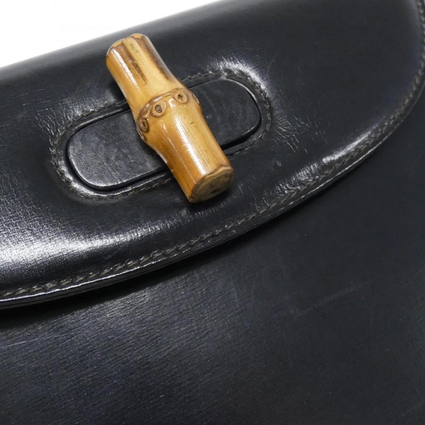 Gucci Black Leather Handbag ( )