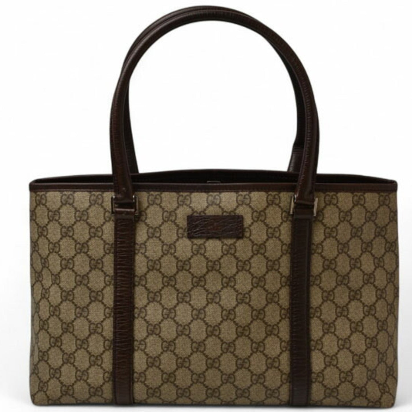 Gucci Gg Plus Beige Brown Gg Plus Tote Bag ( )