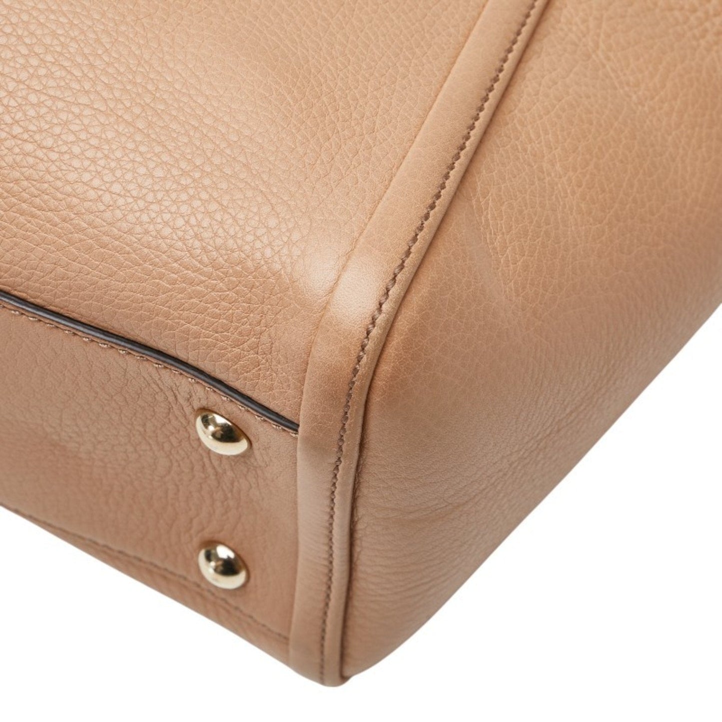 Gucci Beige Leather Handbag Shoulder Bag ( )
