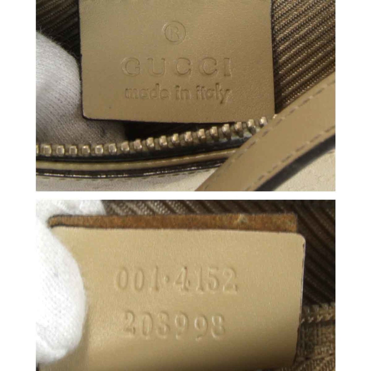Gucci Beige Leather Shoulder Bag ( )