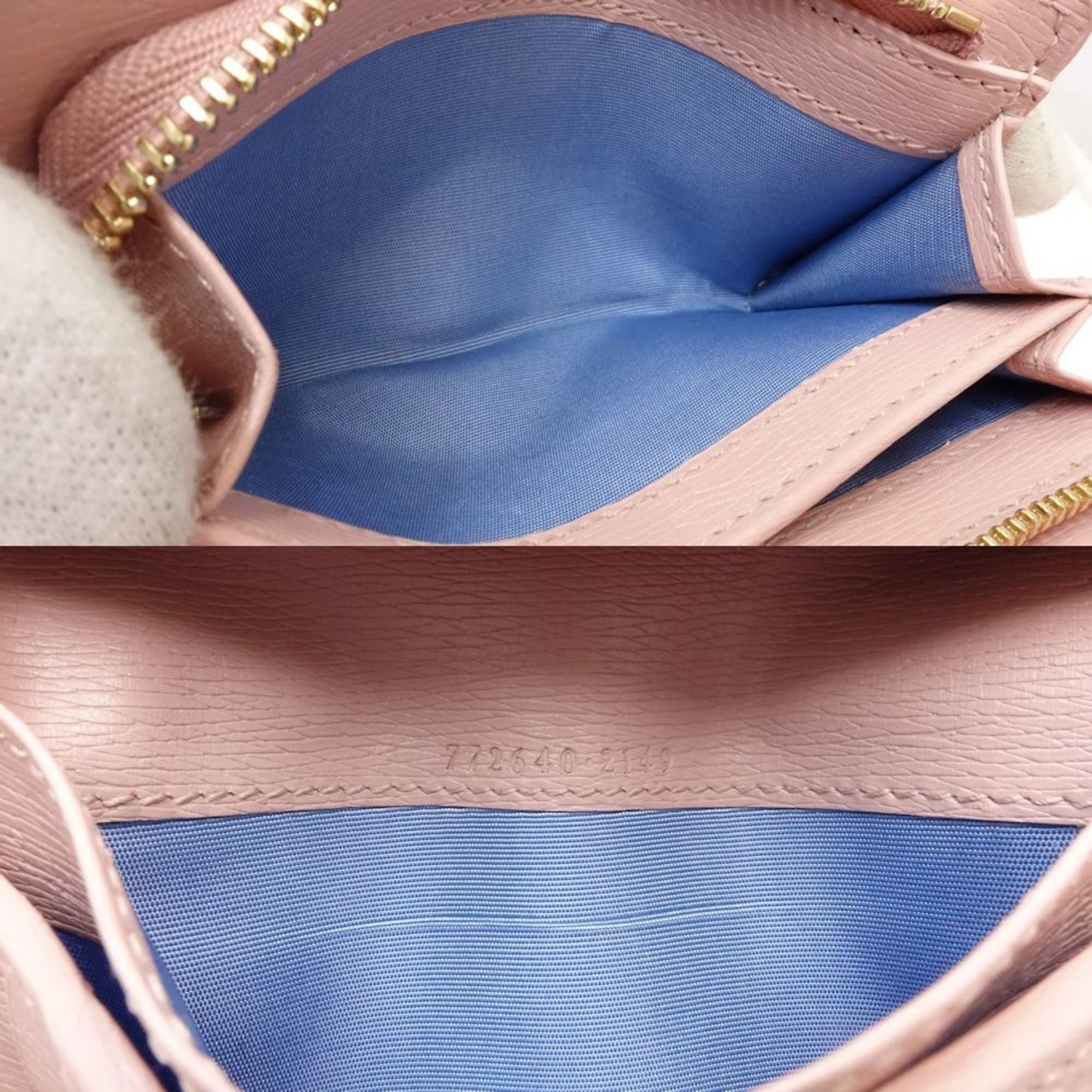 Gucci Pink Leather Wallet (Bi-Fold) ( )