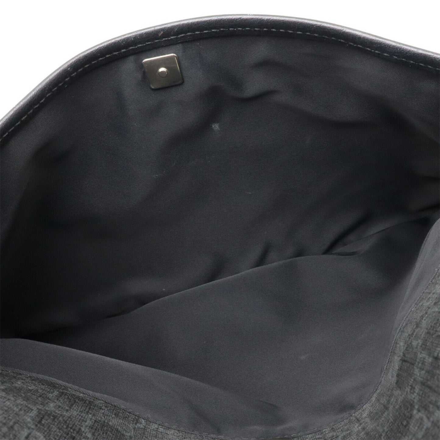 Gucci Black Gray Gg Supreme Leather Shoulder Bag ( )