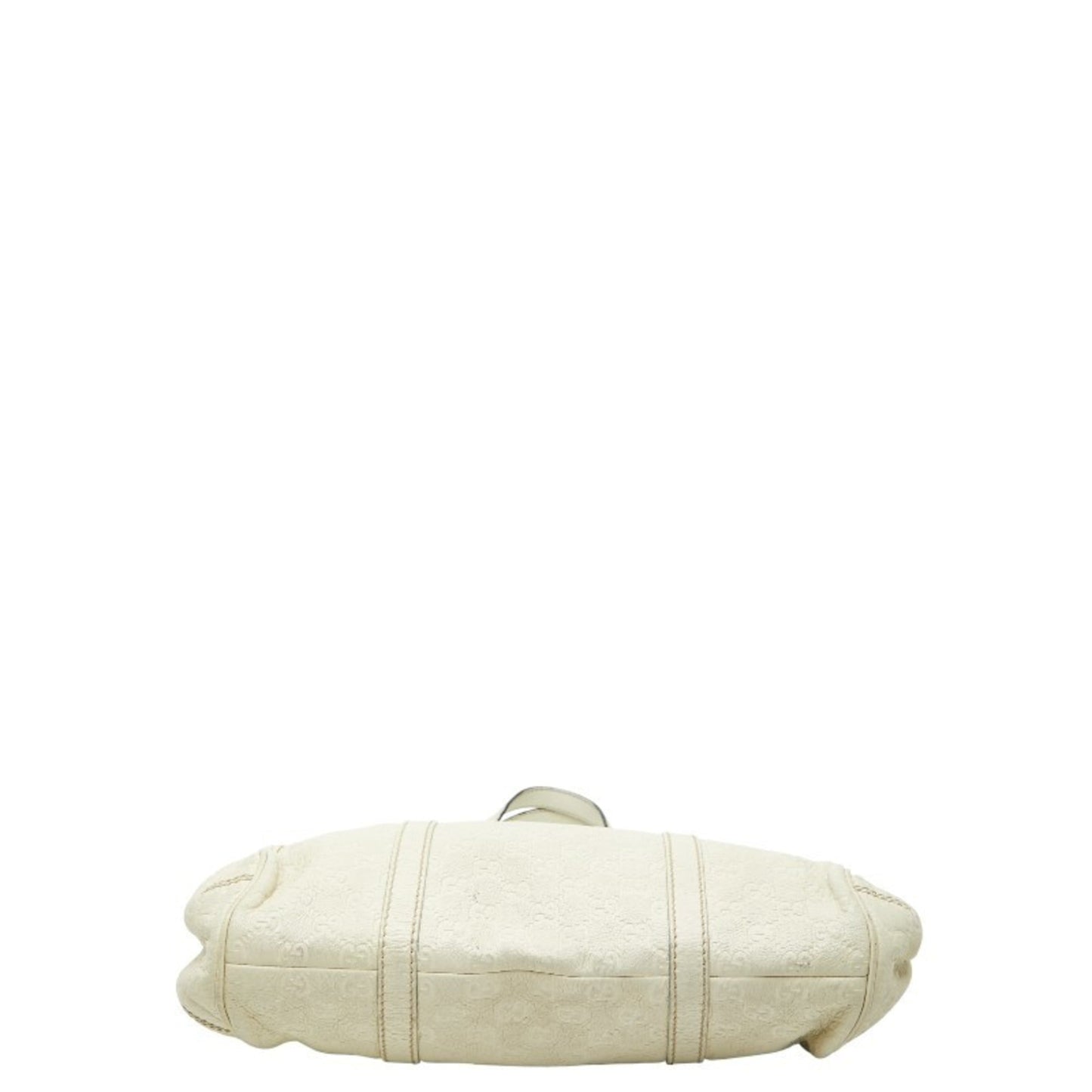 Gucci Ivory White Leather Handbag Tote Bag ( )