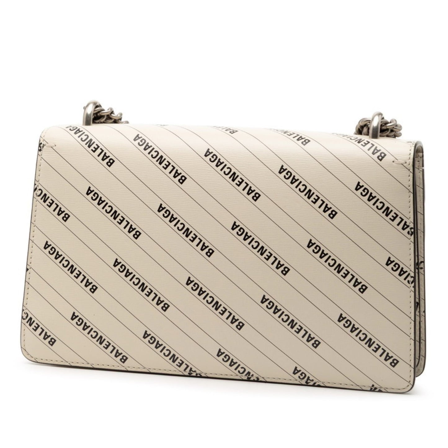 Gucci Black White Leather Shoulder Bag ( )