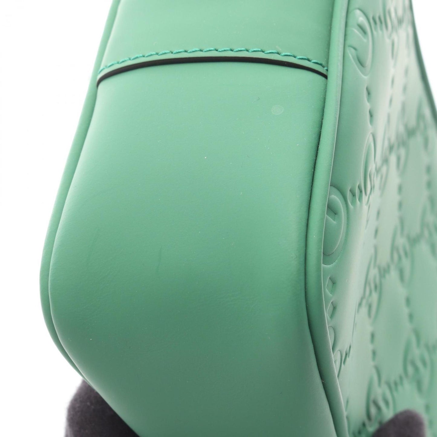 Gucci Green Rubber Shoulder Bag ( )