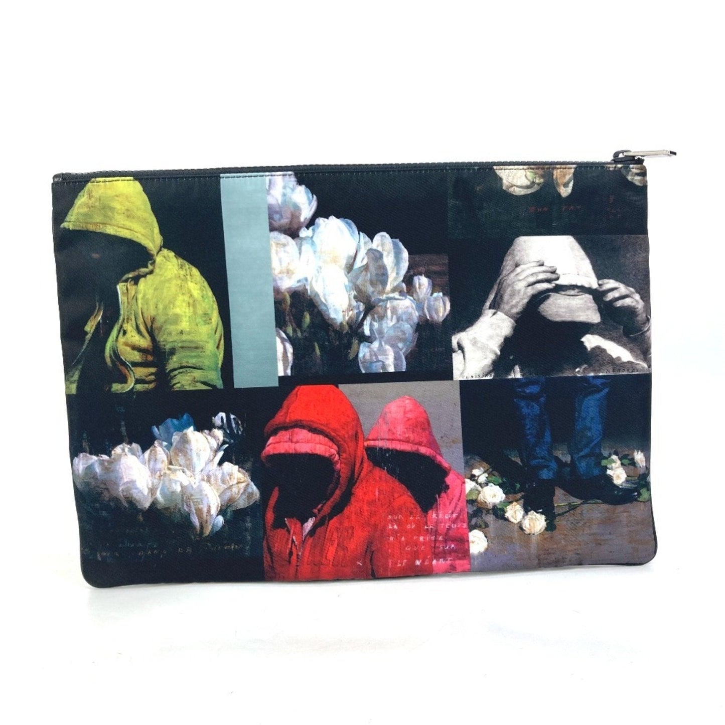 Christian Dior Black Multi-Color Nylon Clutch Bag ()