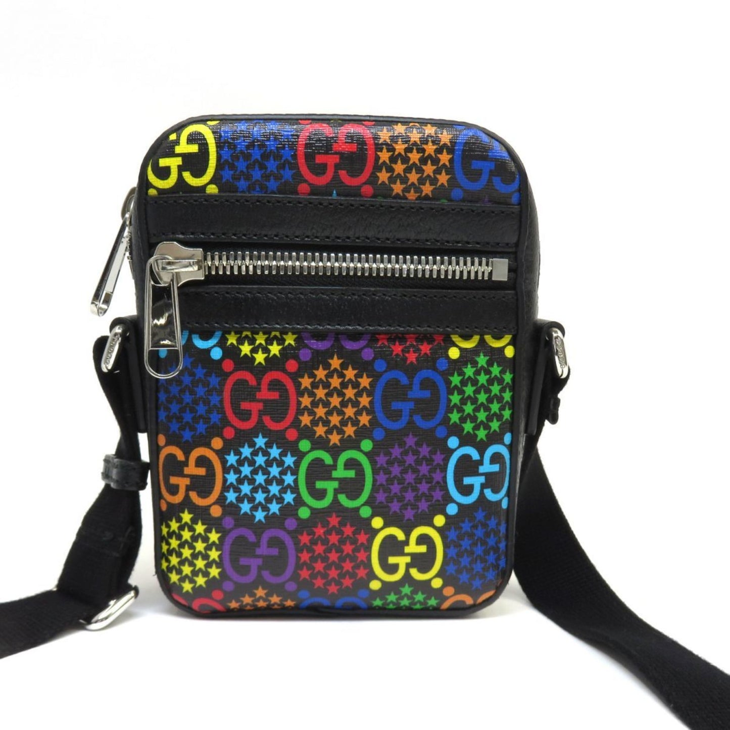Gucci Black Multi-Color Shoulder Bag ( )