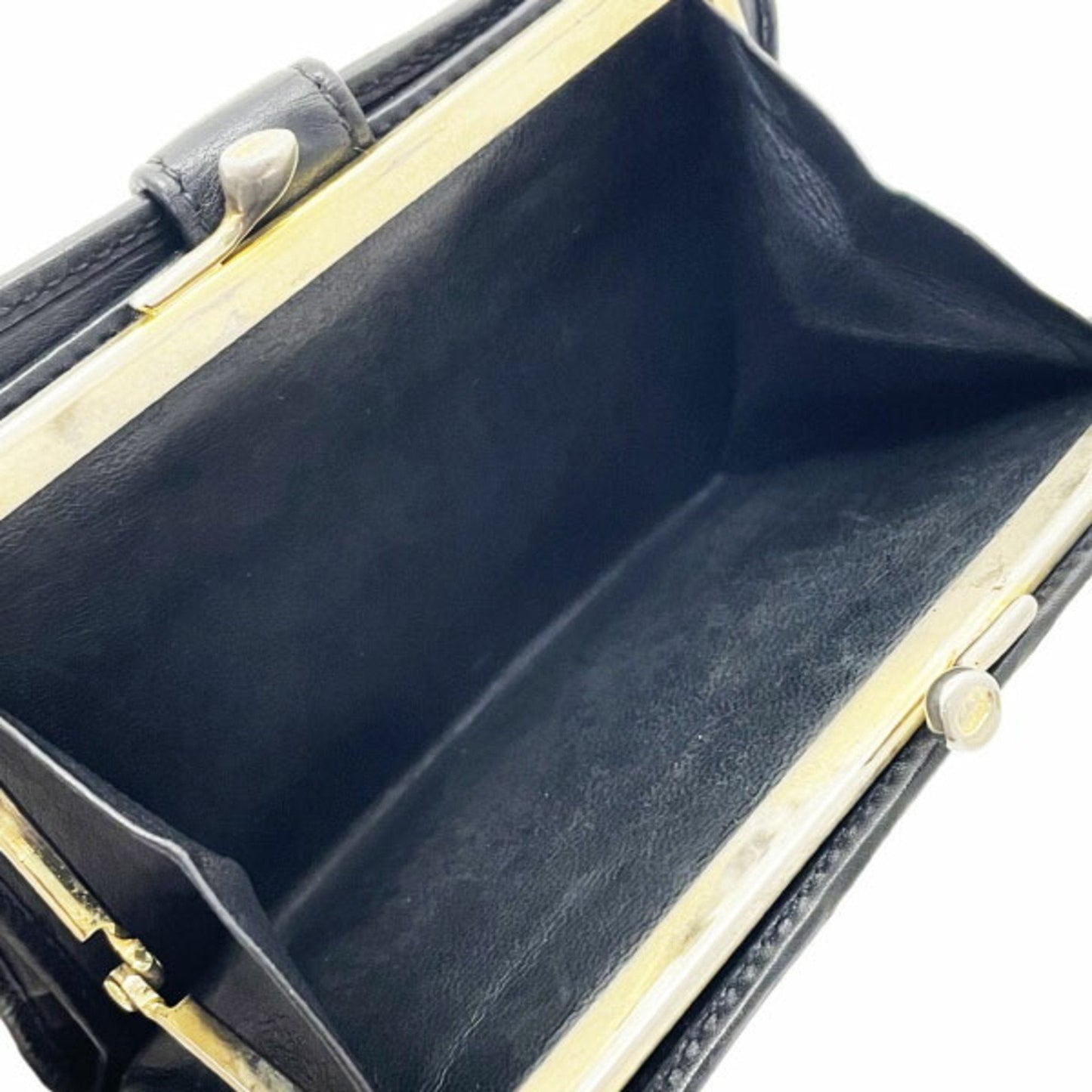 Gucci Black Green Red Color Pvc Leather Middle Wallet (Bi-Fold) ( )