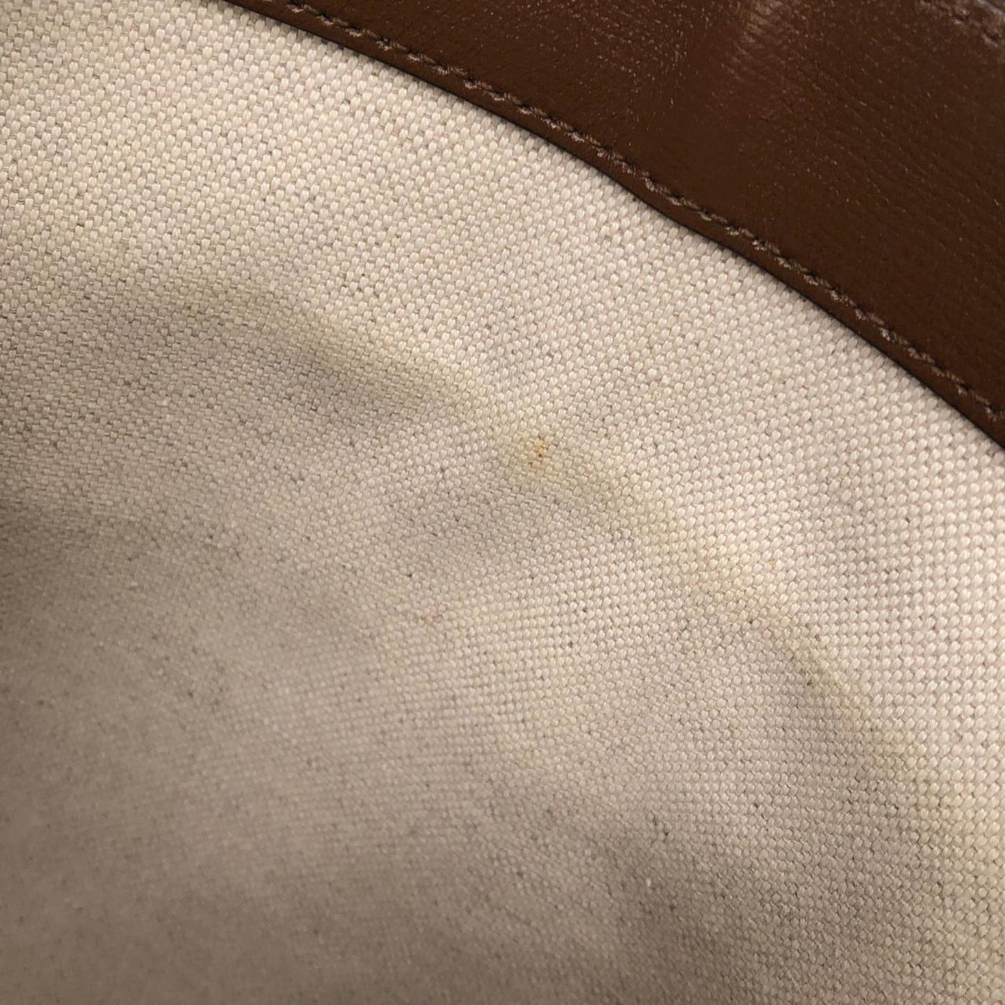 Gucci Beige Brown Gg Supreme Leather Shoulder Bag ( )