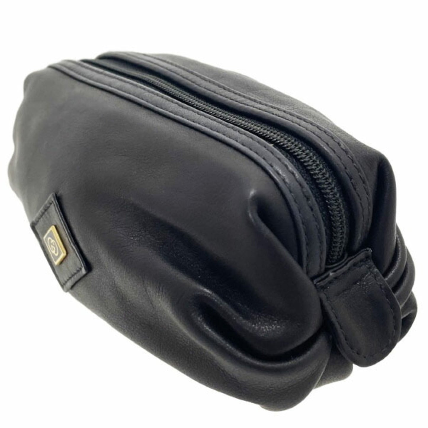 Gucci Black Leather Pouch ( )