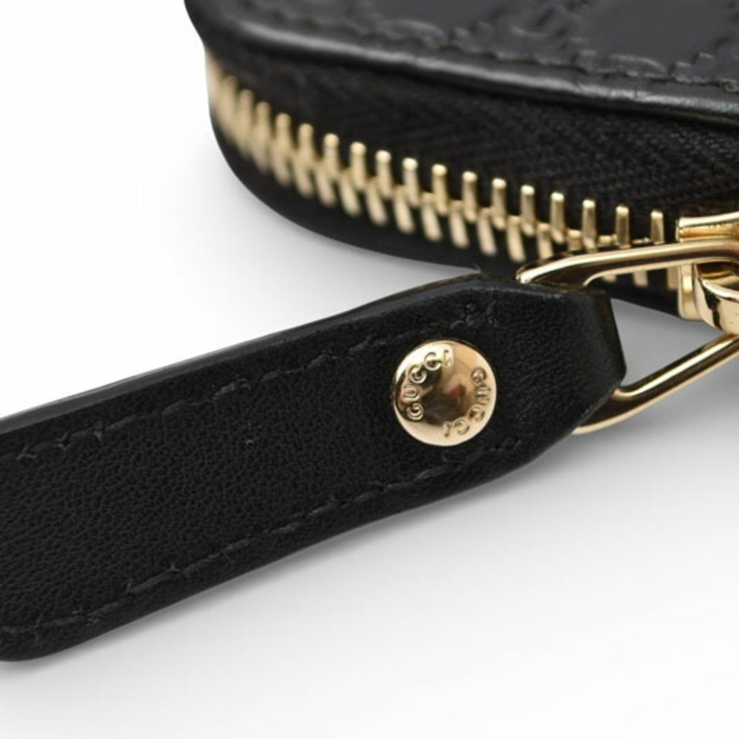 Gucci Black Leather Coin Purse/Coin Case ( )