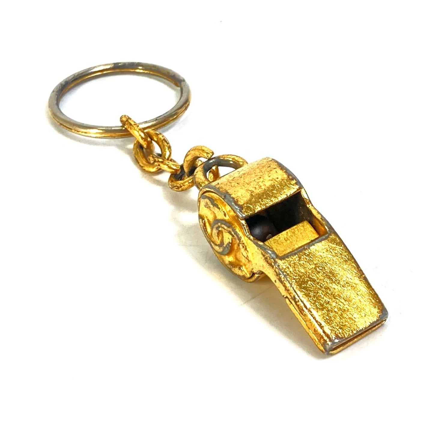 Chanel 96A   CC Mark Bag Charm Key Holder Gold