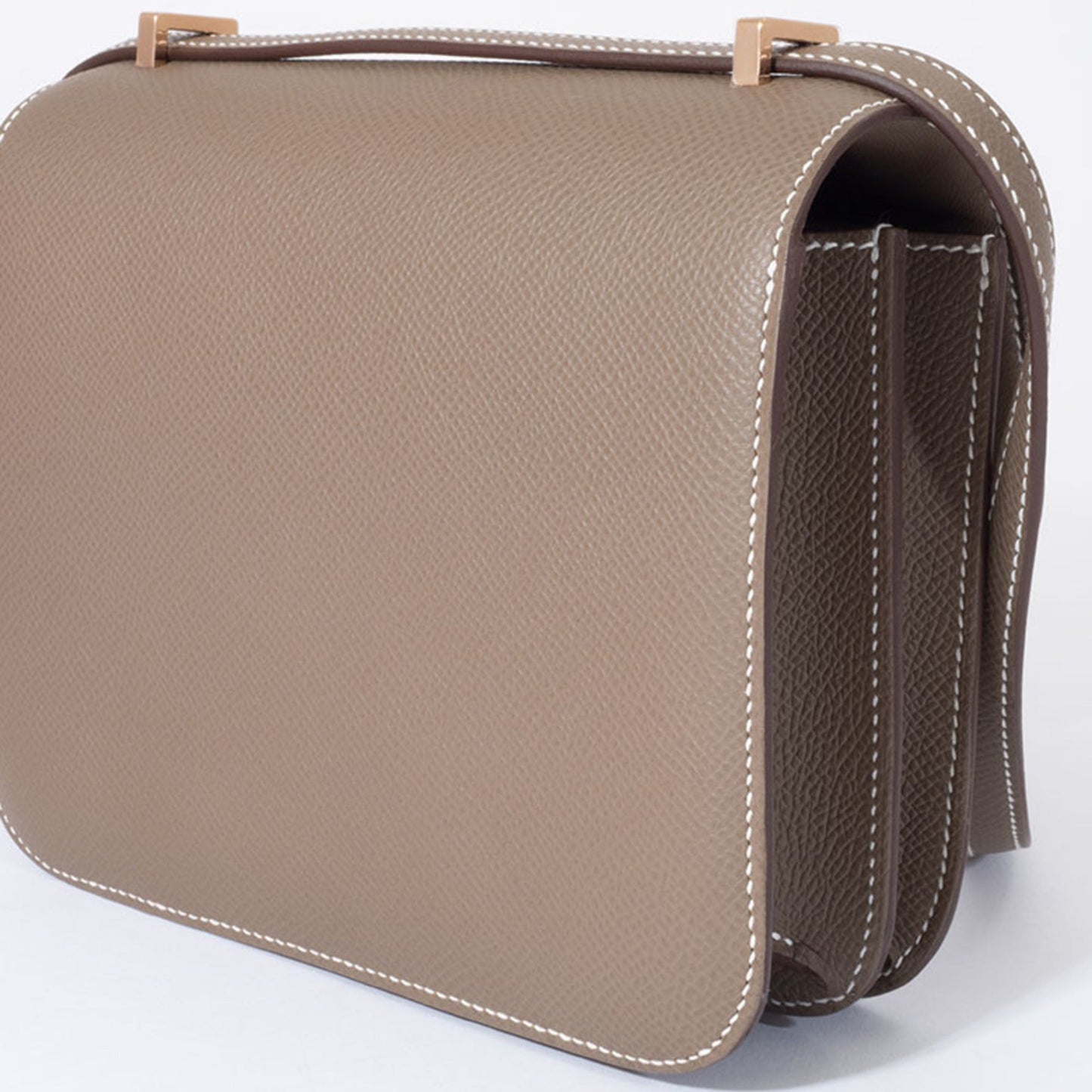 Hermes Constance Etoupe Gray Epsom Leather Shoulder Bag ( )