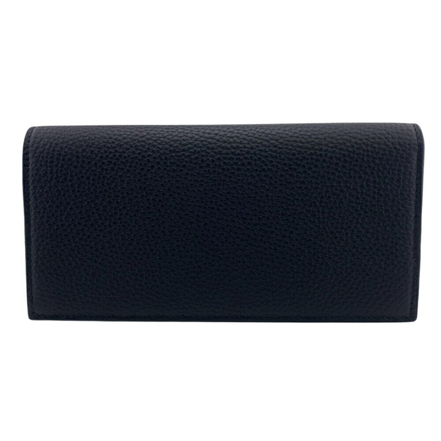 Gucci Black Leather Long Wallet (Bi-Fold) ( )