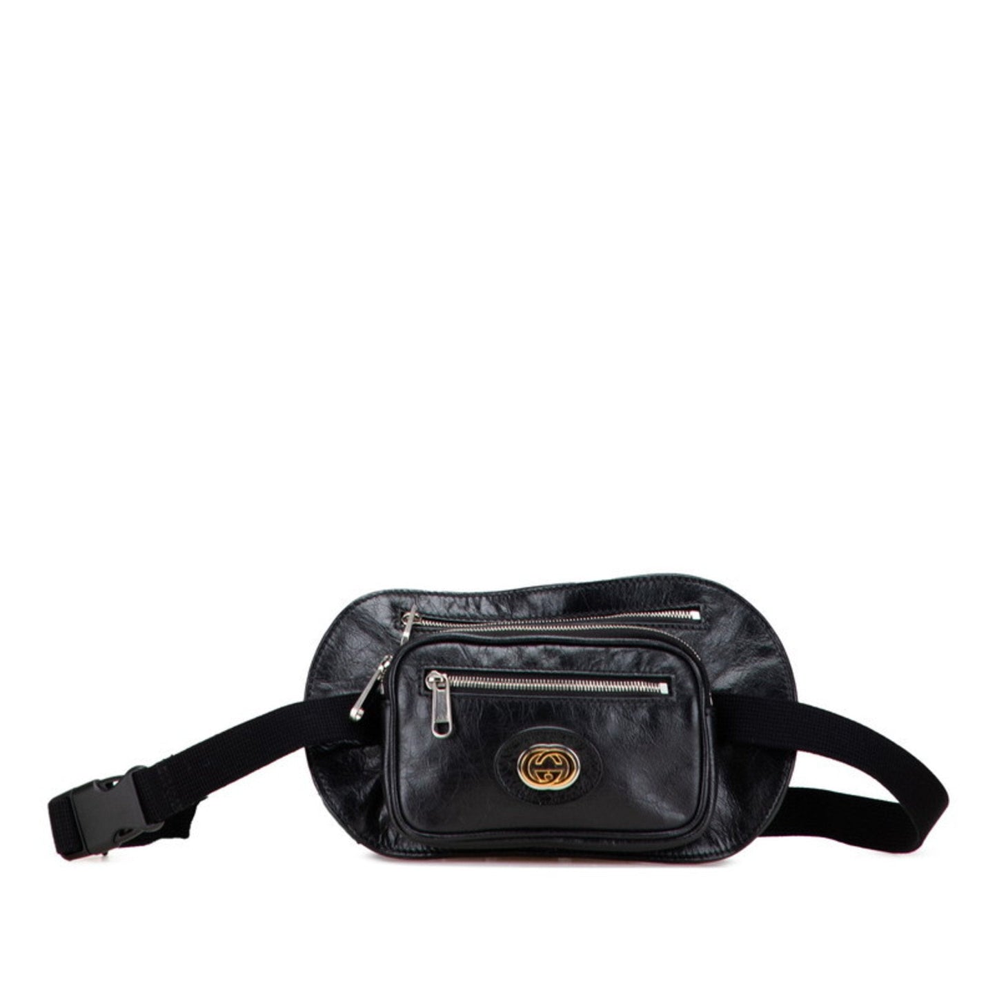 Gucci Black Leather Fanny Pack ( )