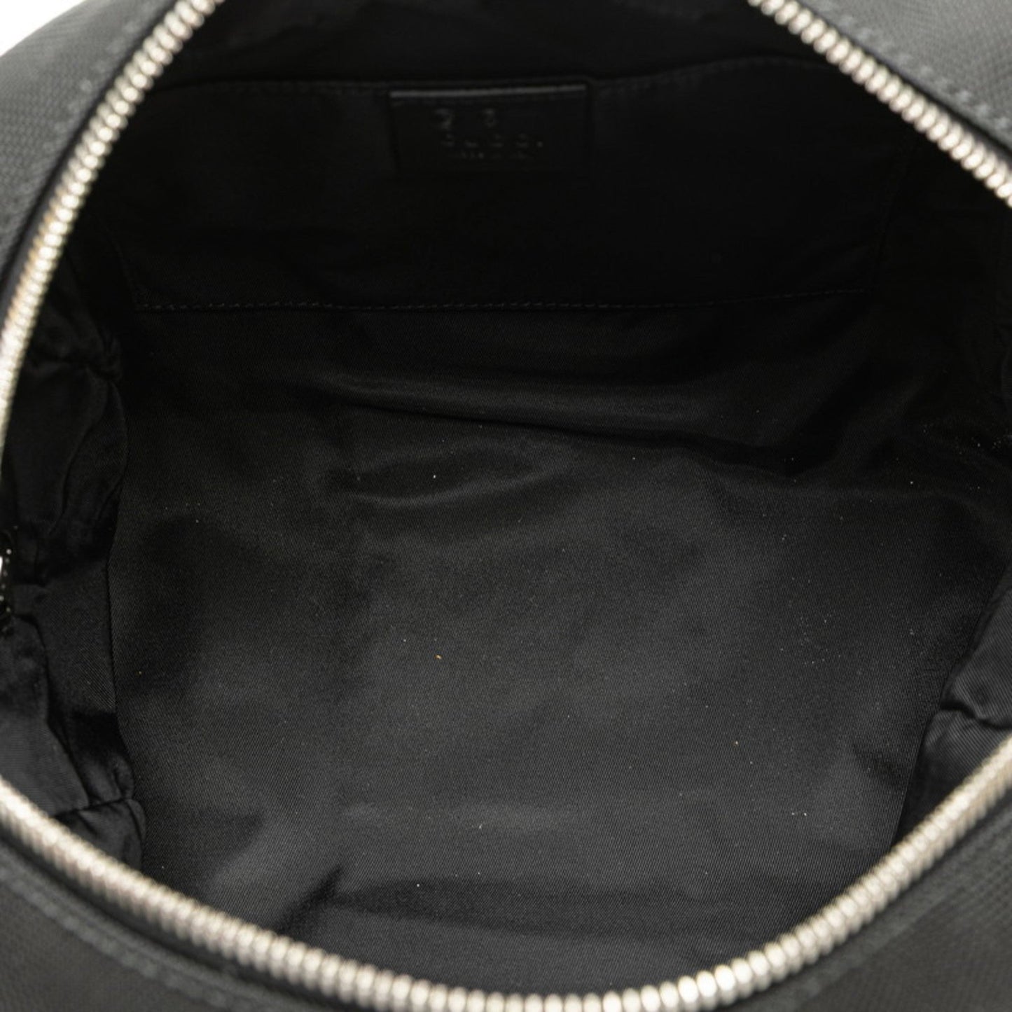 Gucci Sherry Line Black Nylon Leather Clutch Bag ( )