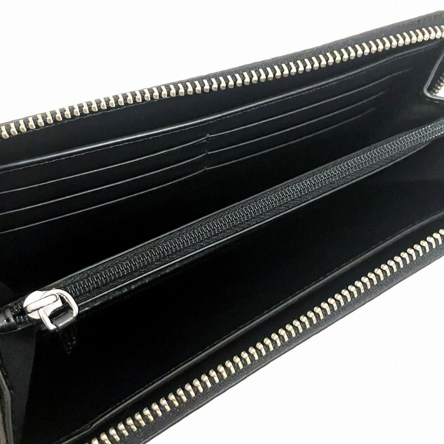 Gucci Navy Gg Supreme Long Wallet (Bi-Fold) ( )