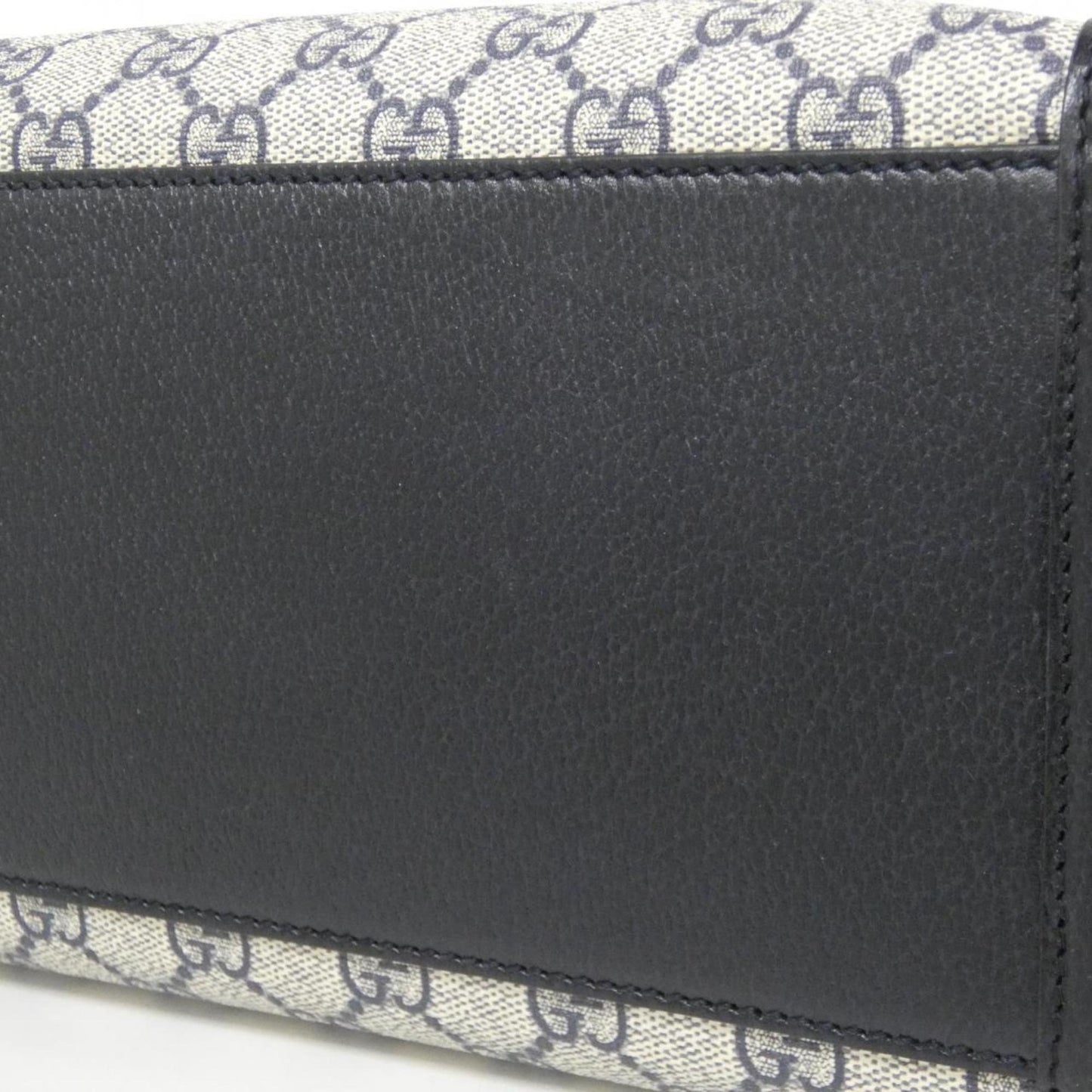 Gucci Beige Blue Gg Supreme Leather Handbag ( )