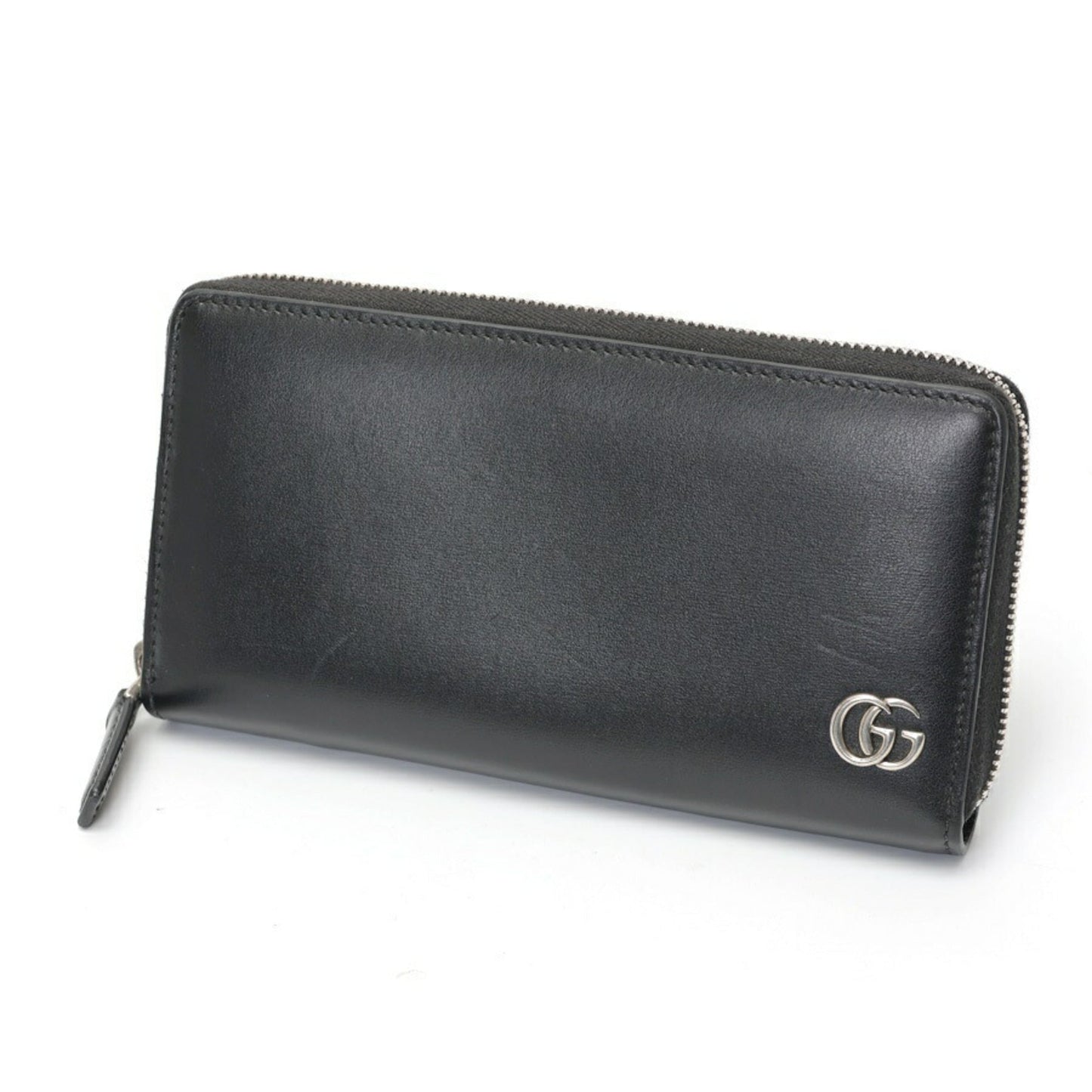 Gucci Black Leather Long Wallet (Bi-Fold) ( )