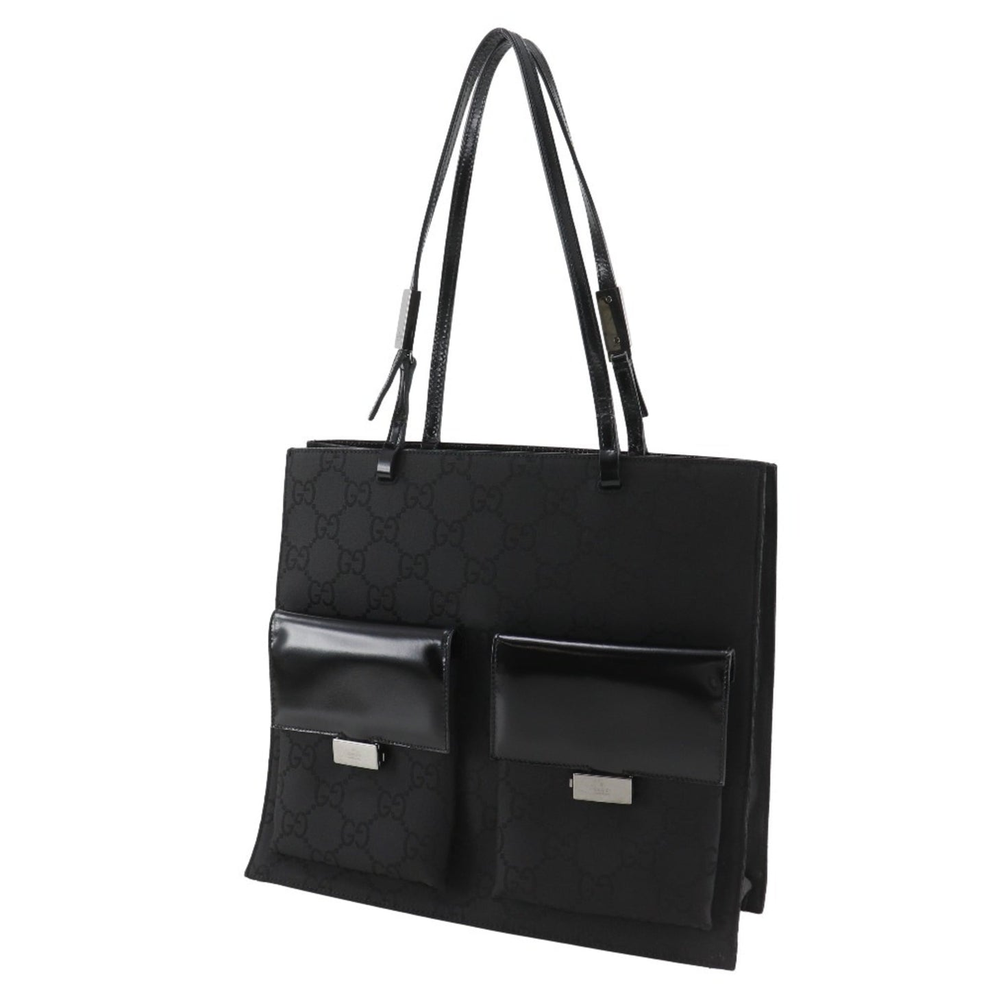 Gucci Black Gg Canvas Tote Bag ( )