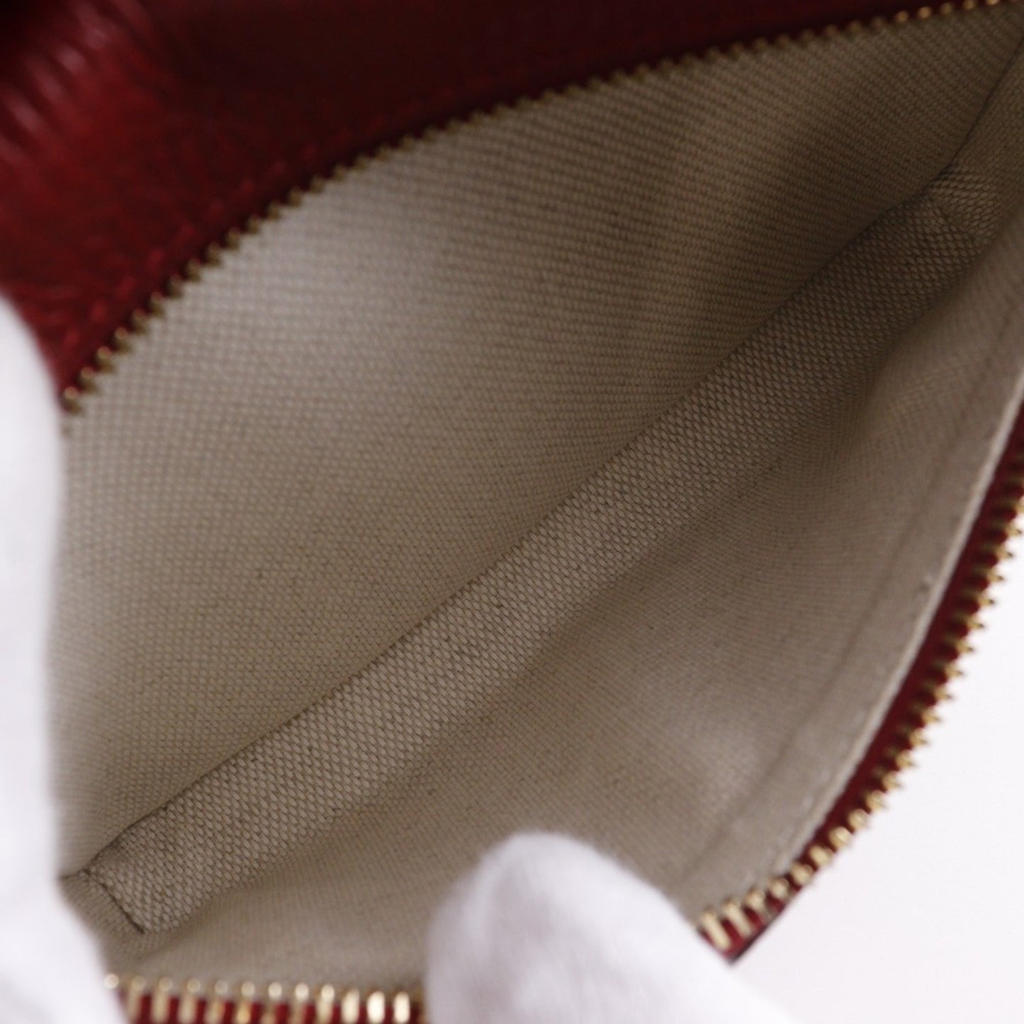Gucci Red Color Leather Backpack ( )