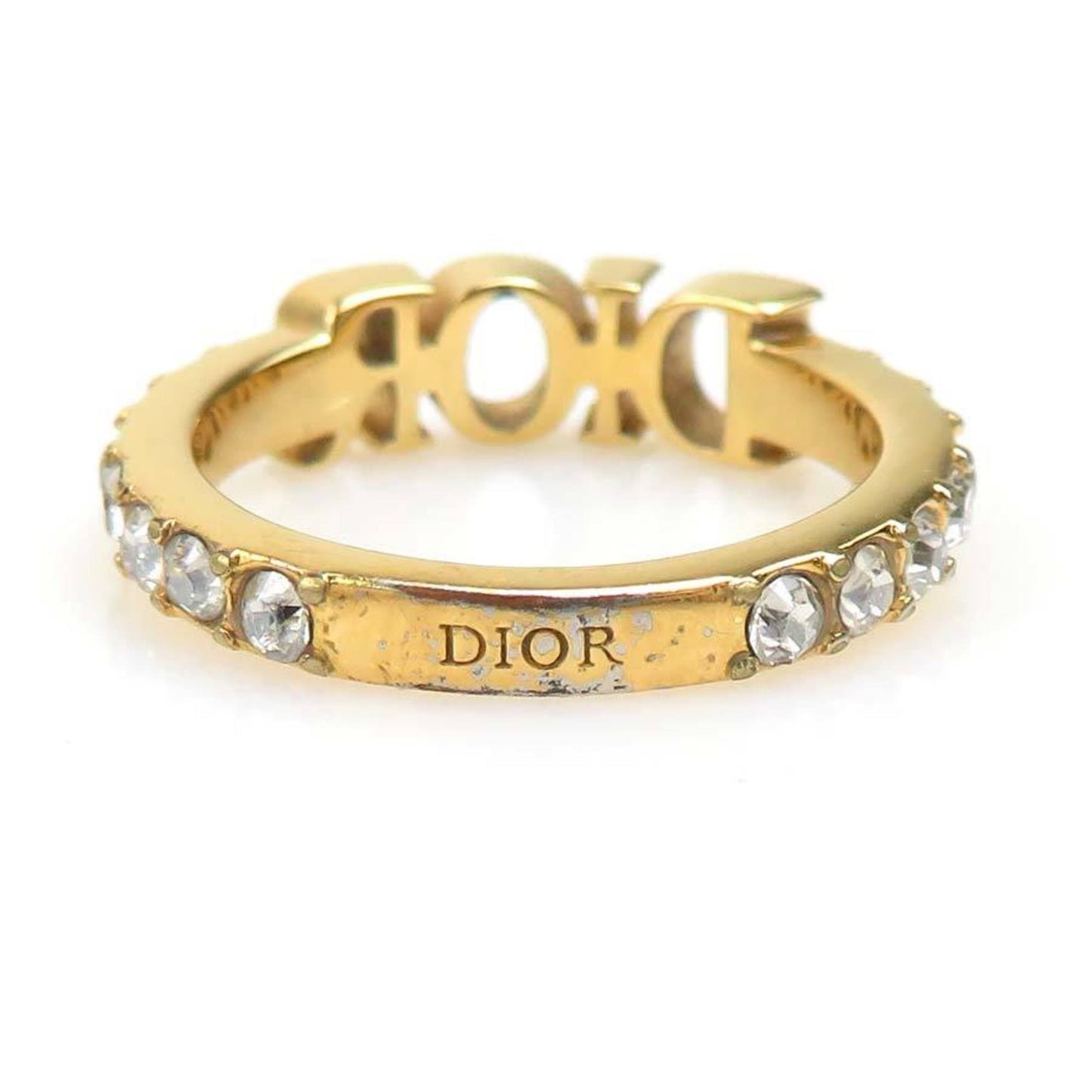 Christian Dior Gold Metal Band Ring ()