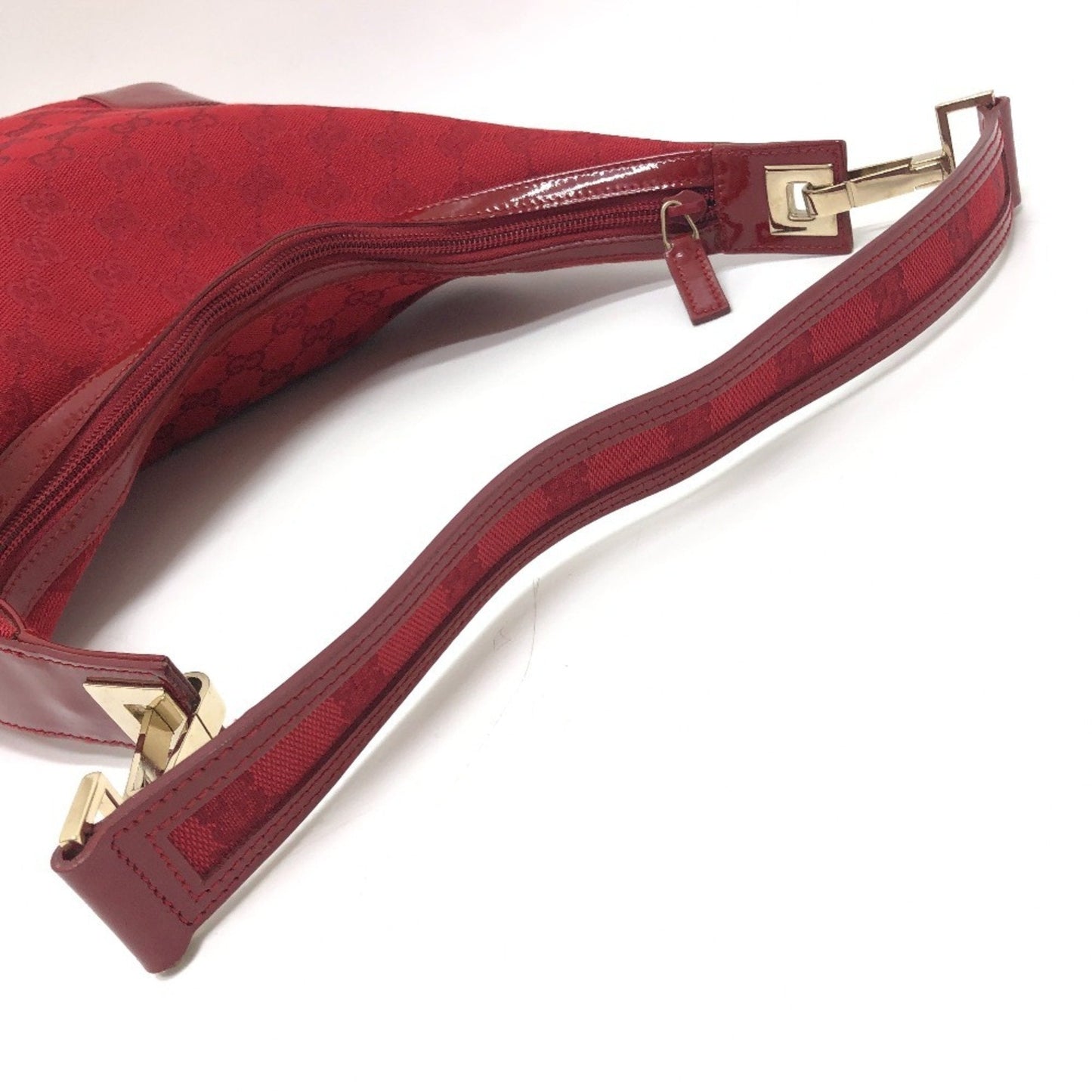 Gucci Gg Canvas Red Color Gg Canvas Handbag Shoulder Bag ( )