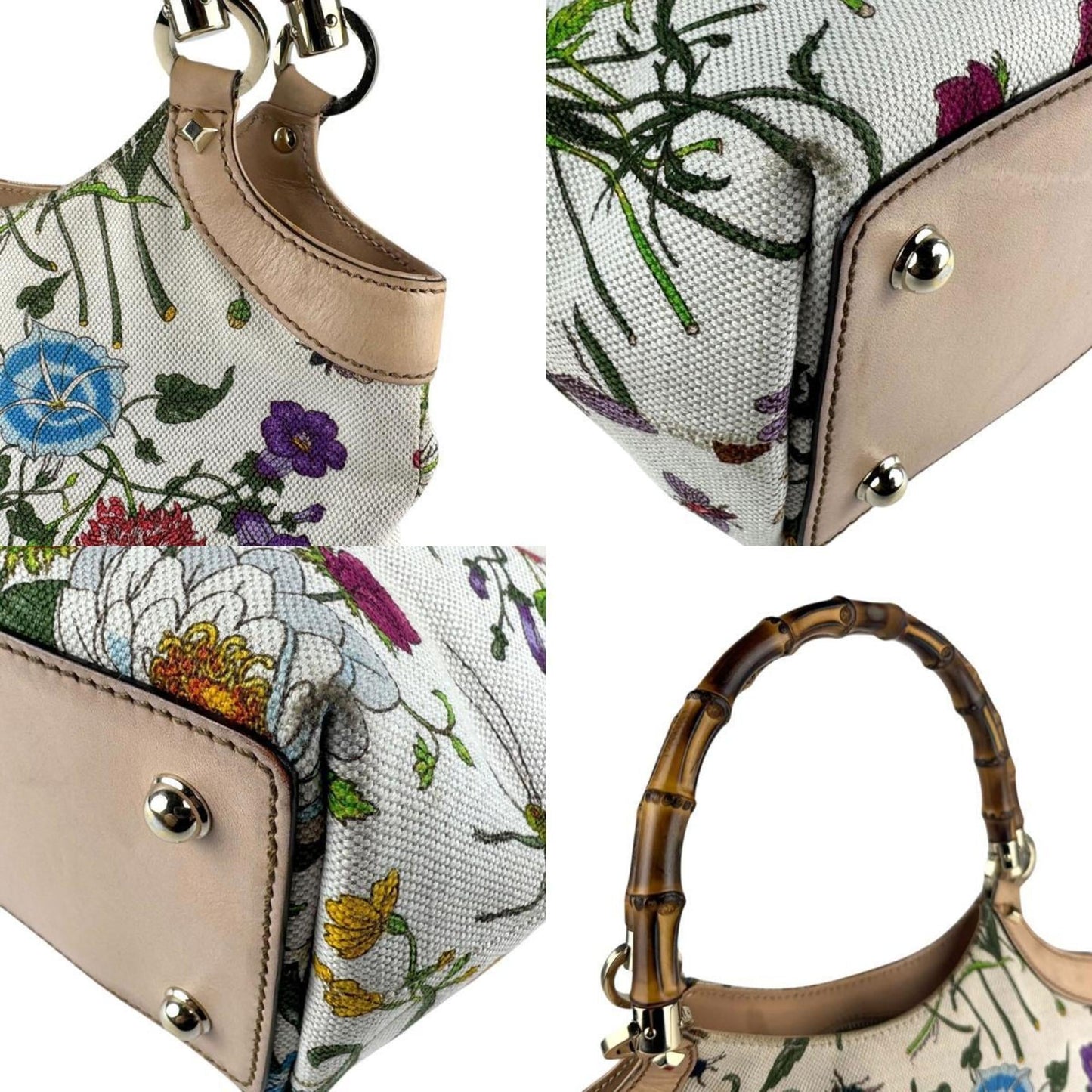Gucci Multi-Color Canvas Handbag ( )