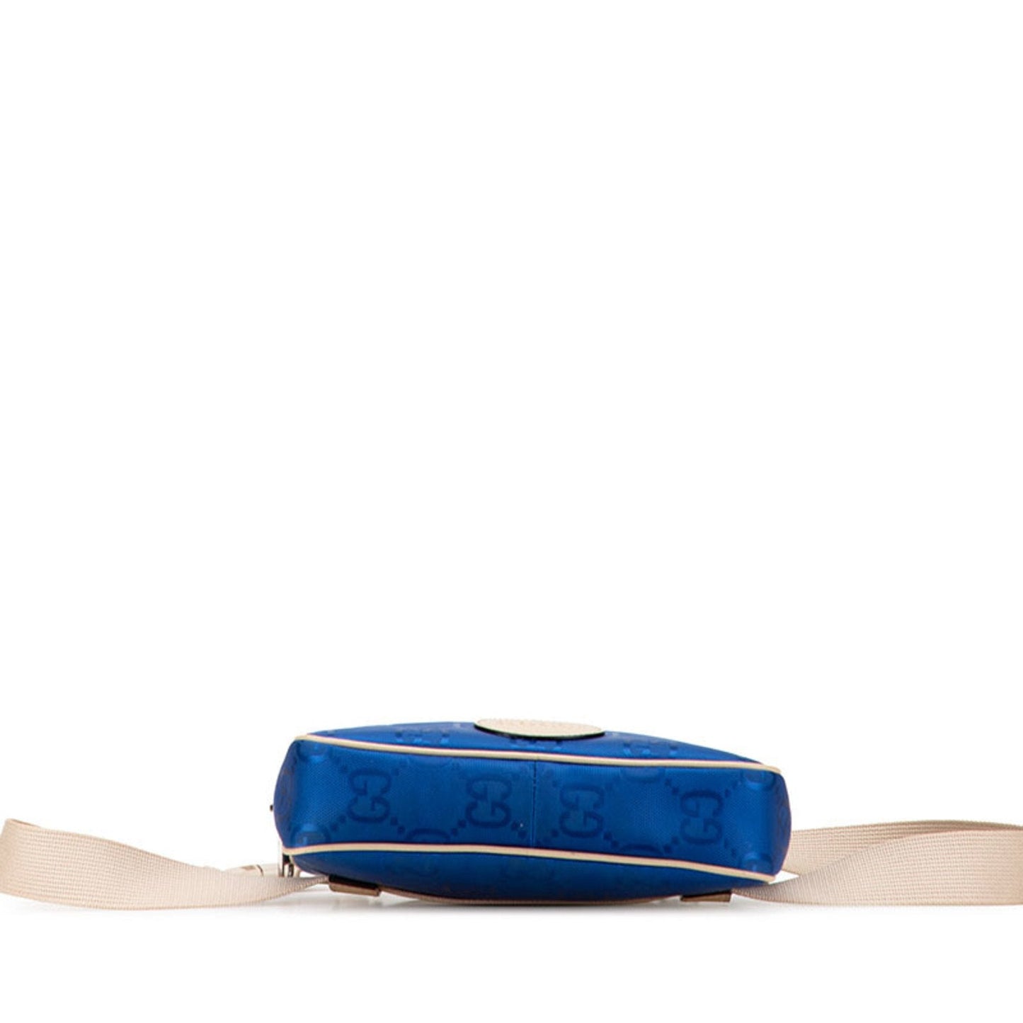 Gucci Beige Blue Nylon Leather Fanny Pack ( )