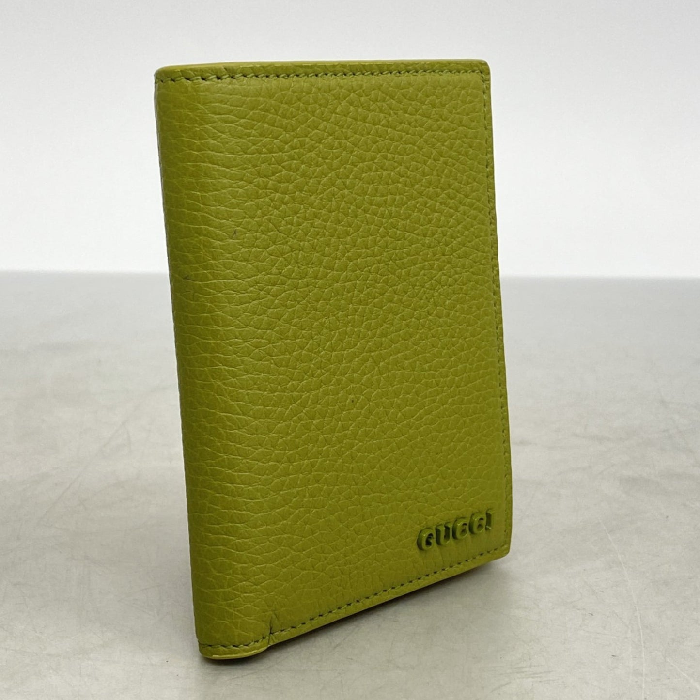 Gucci Gray Khaki Leather Wallet (Bi-Fold) ( )