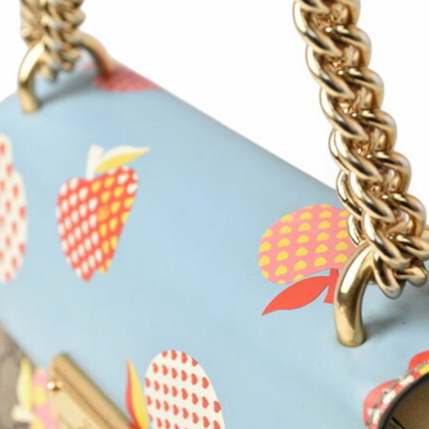 Gucci Beige Blue Brown Gg Supreme Shoulder Bag ( )