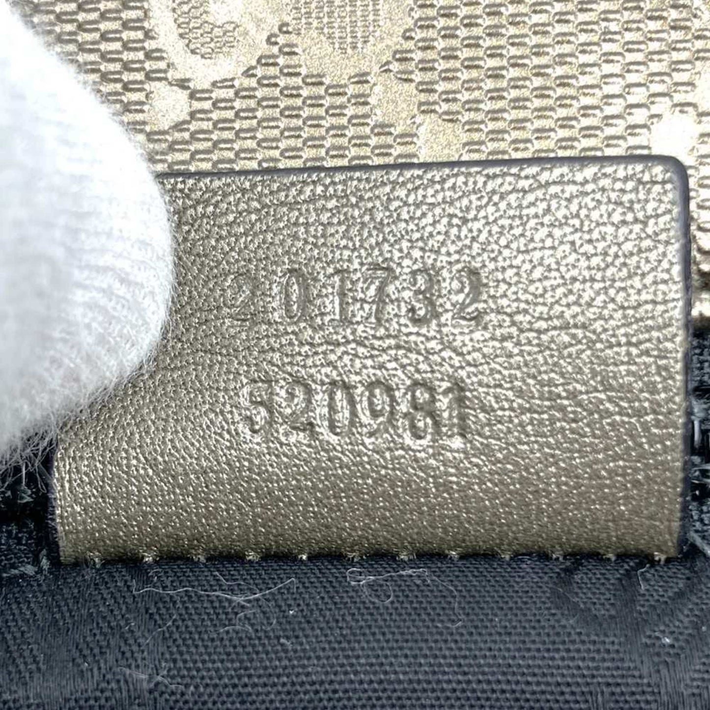 Gucci Gg Imprimé Brown Metallic Gg Imprimé Shoulder Bag ( )