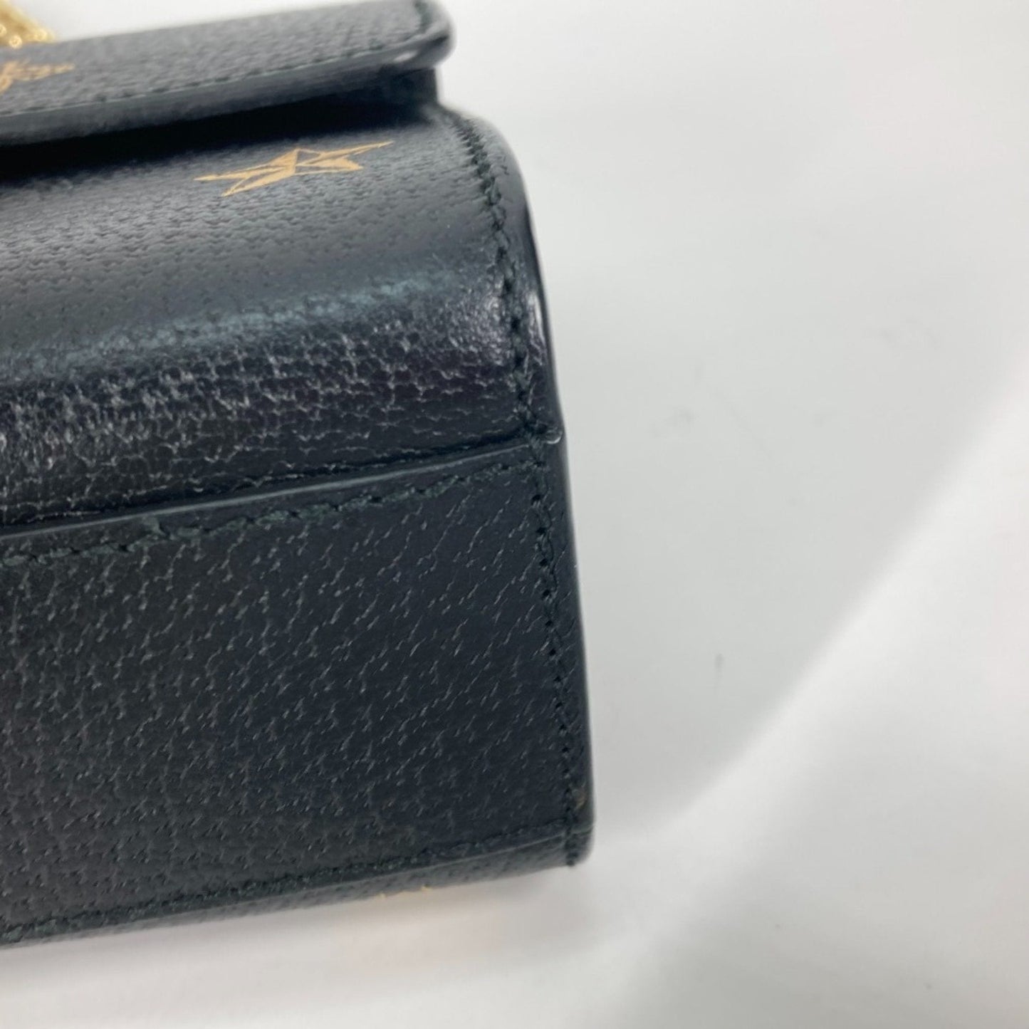 Gucci Black Leather Shoulder Bag ( )