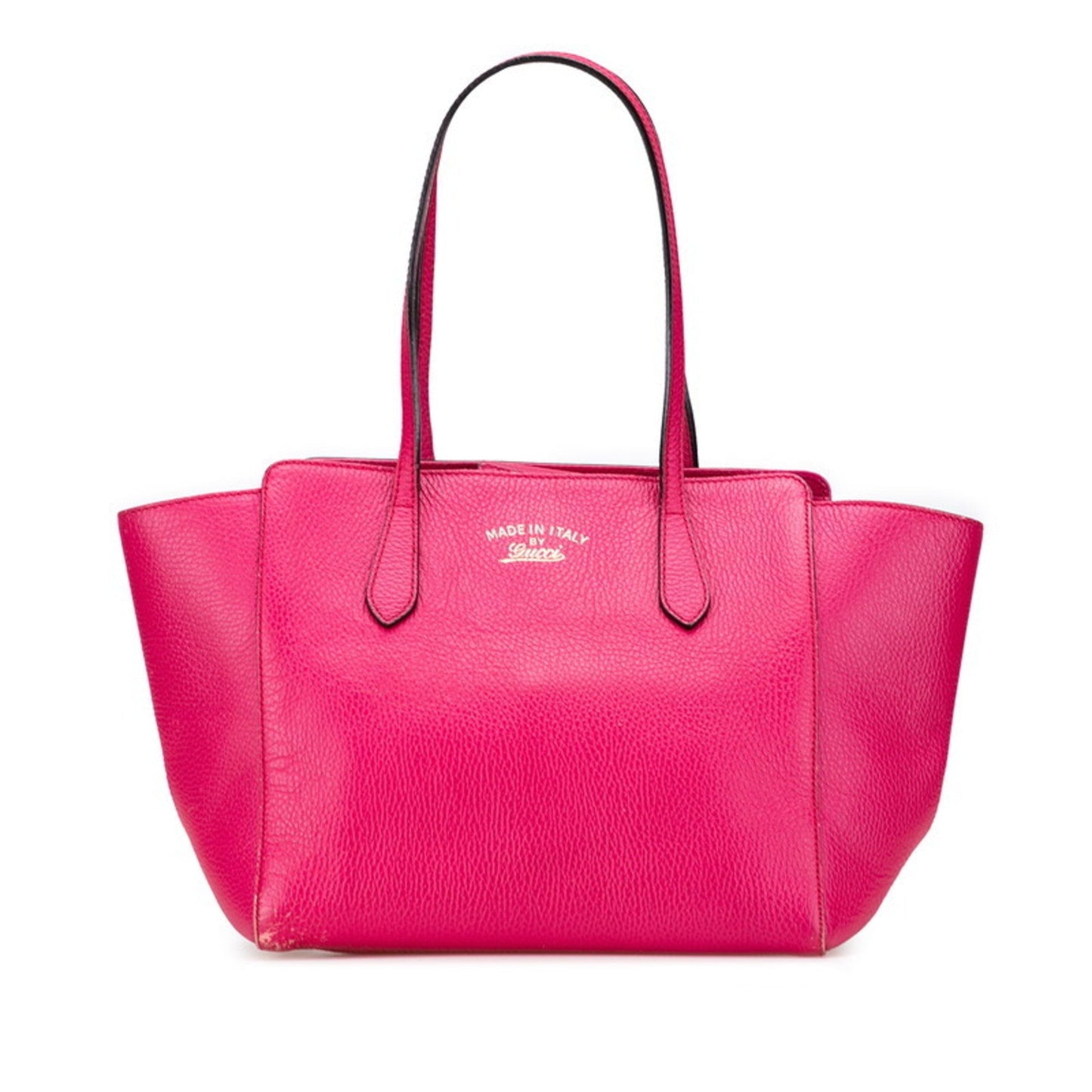 Gucci Gucci Swing Pink Leather Shoulder Bag Tote Bag ( )