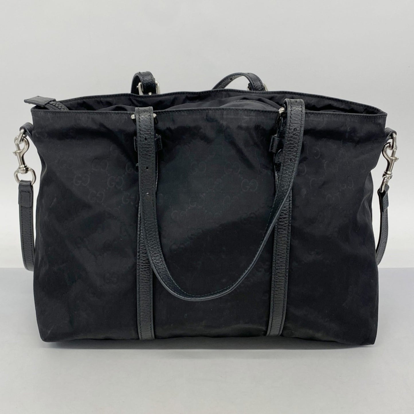 Gucci Black Nylon Tote Bag ( )