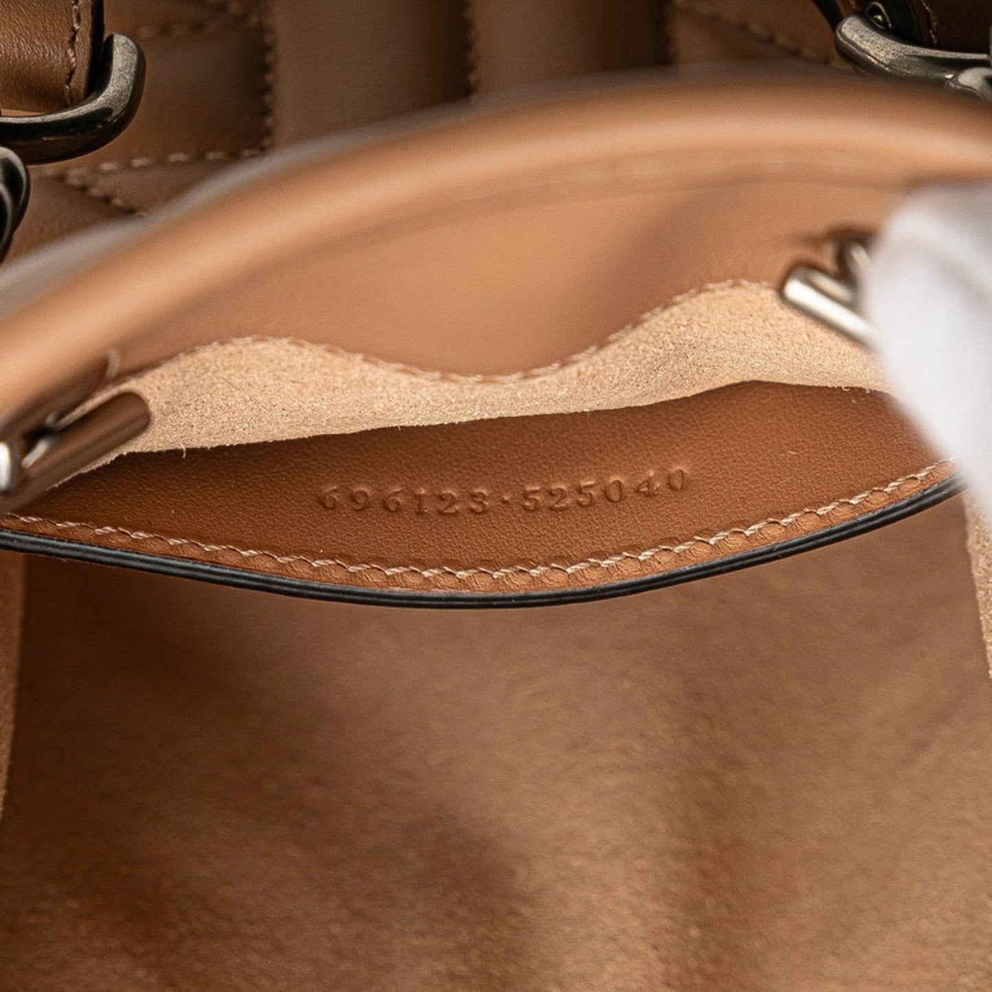 Gucci Beige Leather Handbag Shoulder Bag ( )