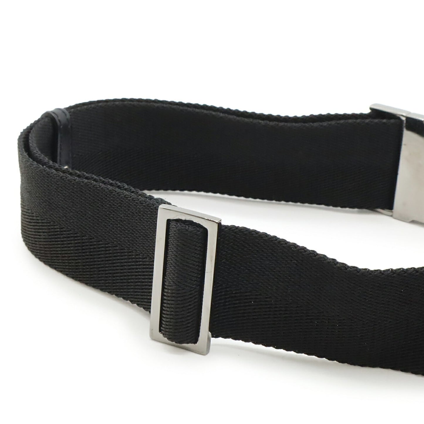 Gucci Black Nylon Canvas Leather Fanny Pack ( )